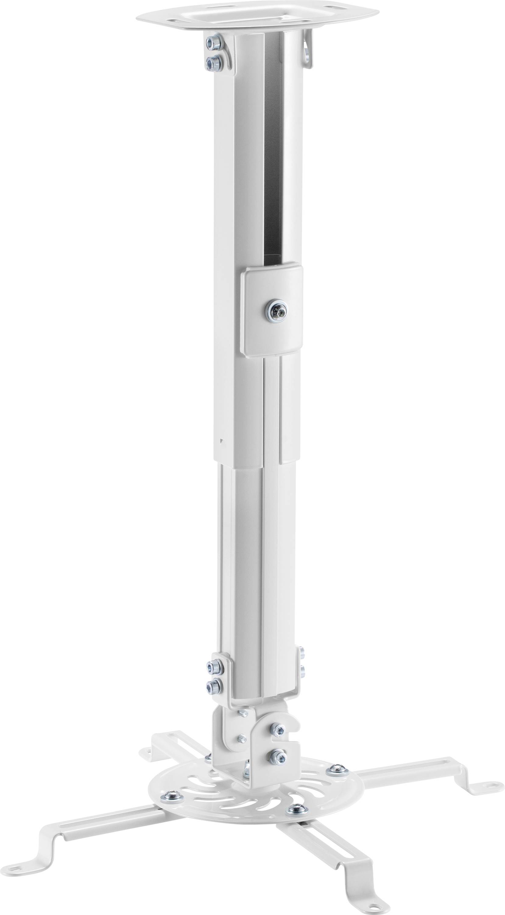 Reflecta Prometheus Beamer-Deckenhalterung Deckenhalter, Drehbar, Neigbar Boden-/Deckenabstand (max.): 580mm Weiß