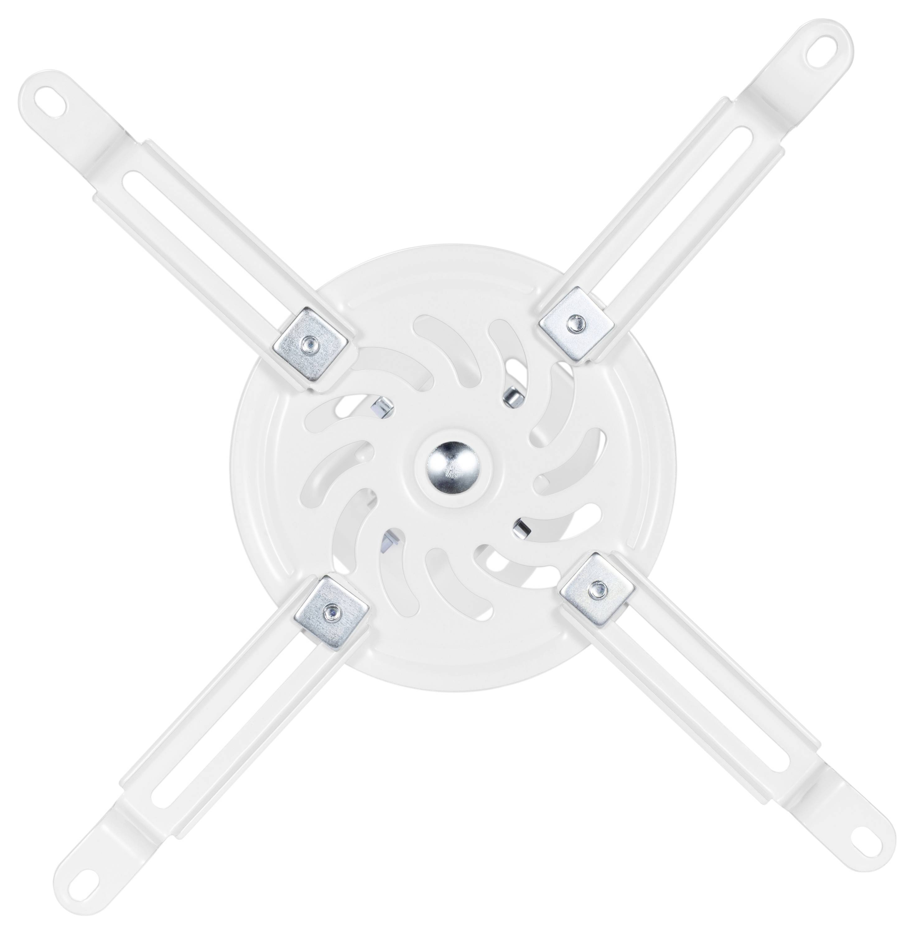 Reflecta Prometheus Beamer-Deckenhalterung Deckenhalter, Drehbar, Neigbar Boden-/Deckenabstand (max.): 580mm Weiß
