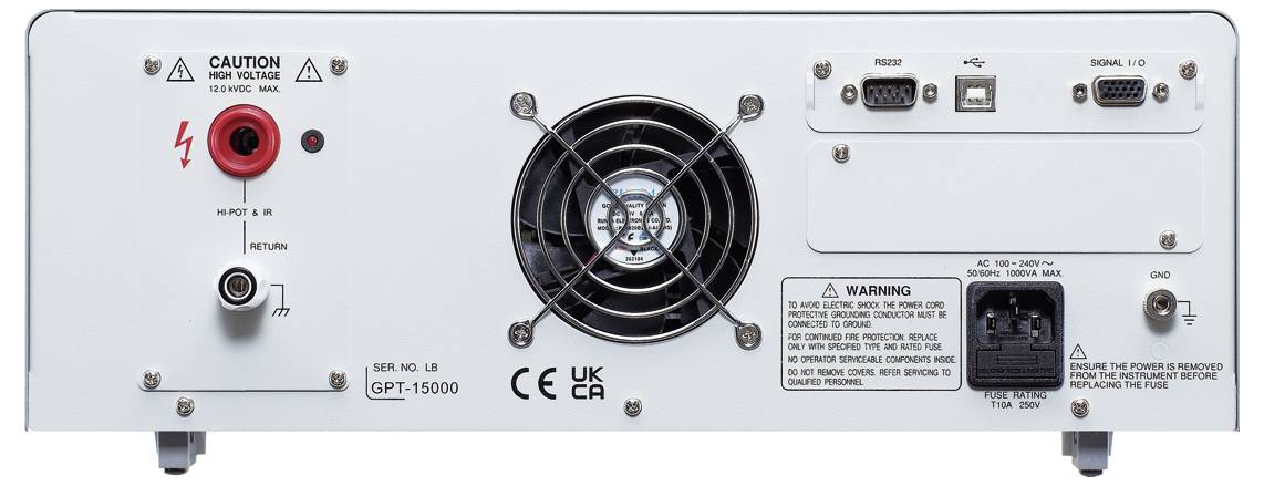 GW Instek GPT-15012 (CE) Sicherheitsanalysator 50Ω