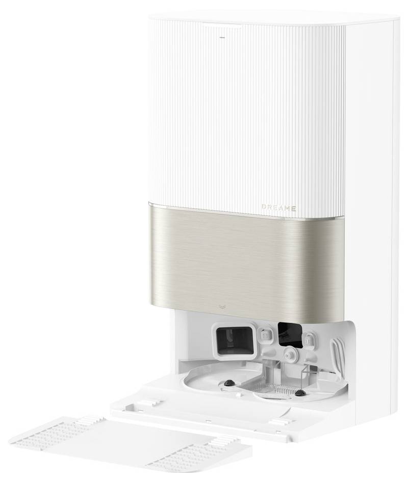 dreame X50 Ultra Saugroboter Edelstahl, Weiß