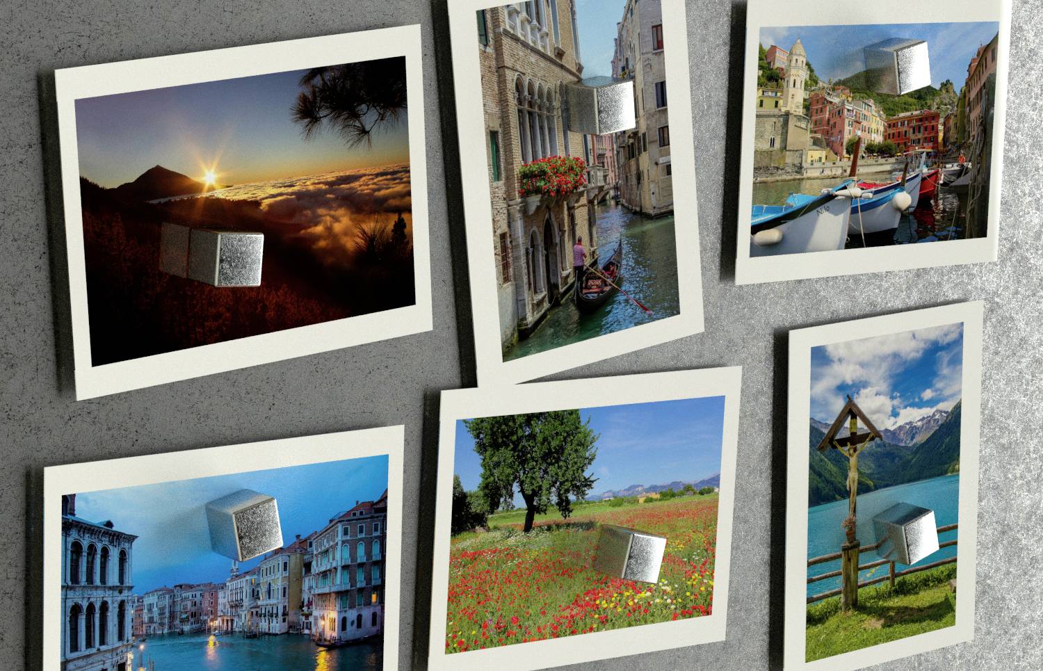 Fischer 570492 Press2fix Magnet 4St.