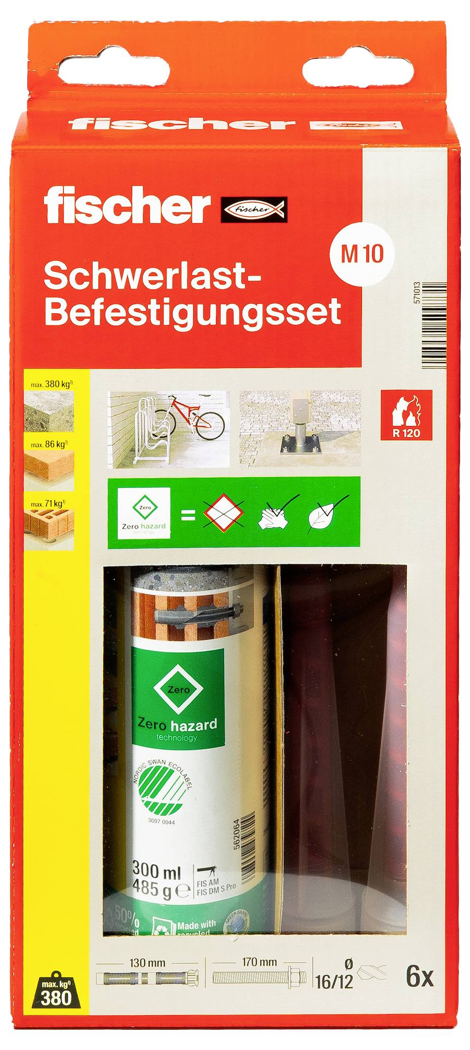 Fischer 571013 Schwerlast-Befestigungsset 1St.