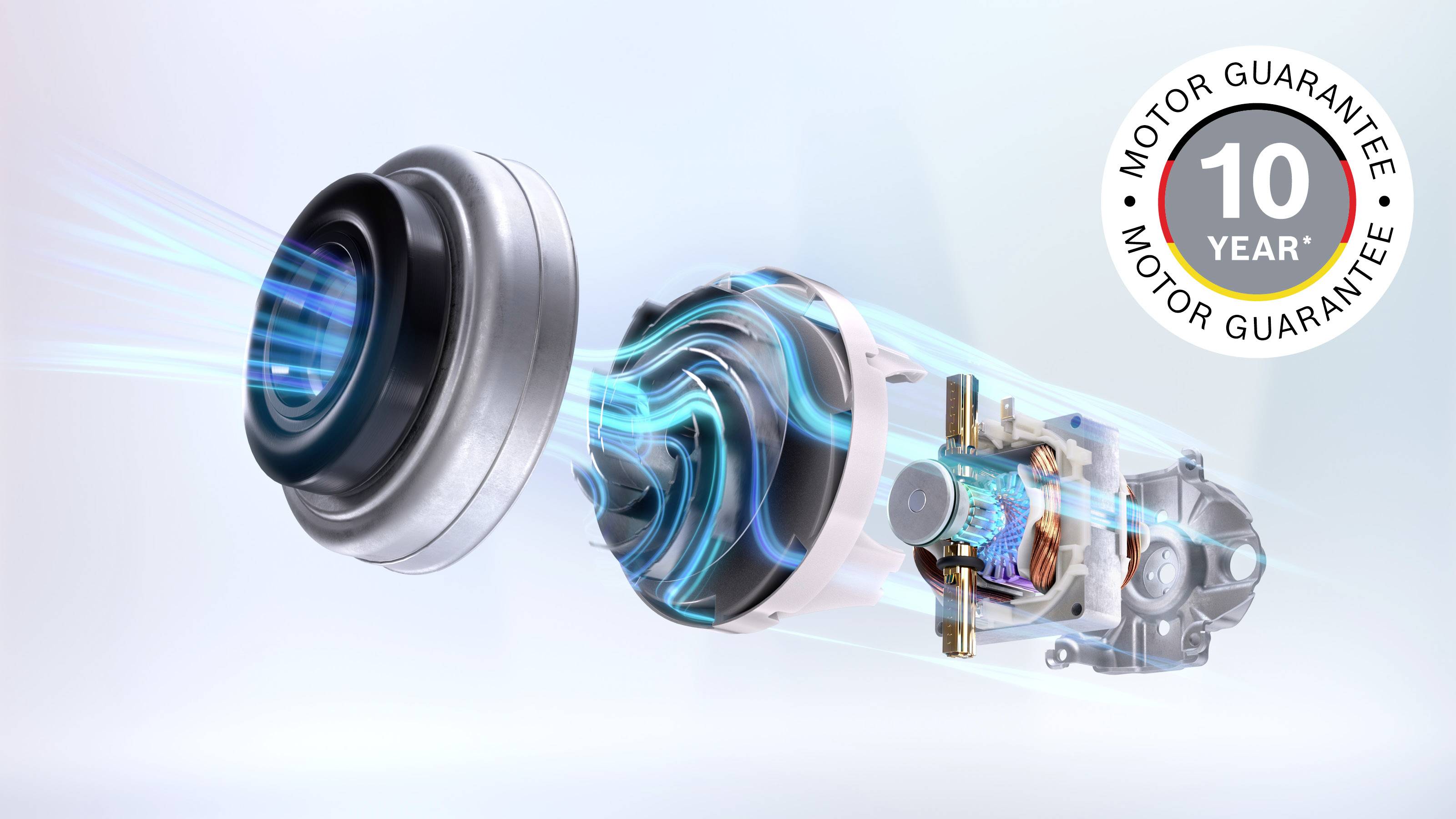 Bosch beutelloser Staubsauger GS41 Serie 6, weiß Staubsauger ohne Beutel Beutellos