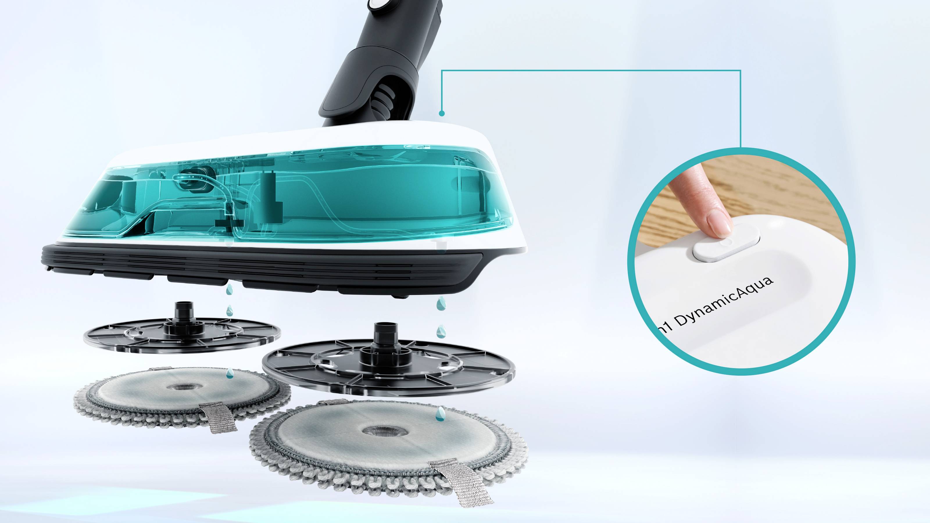 Bosch Unlimited 7 ProHygienic Aqua Staubsauger inkl. Akku