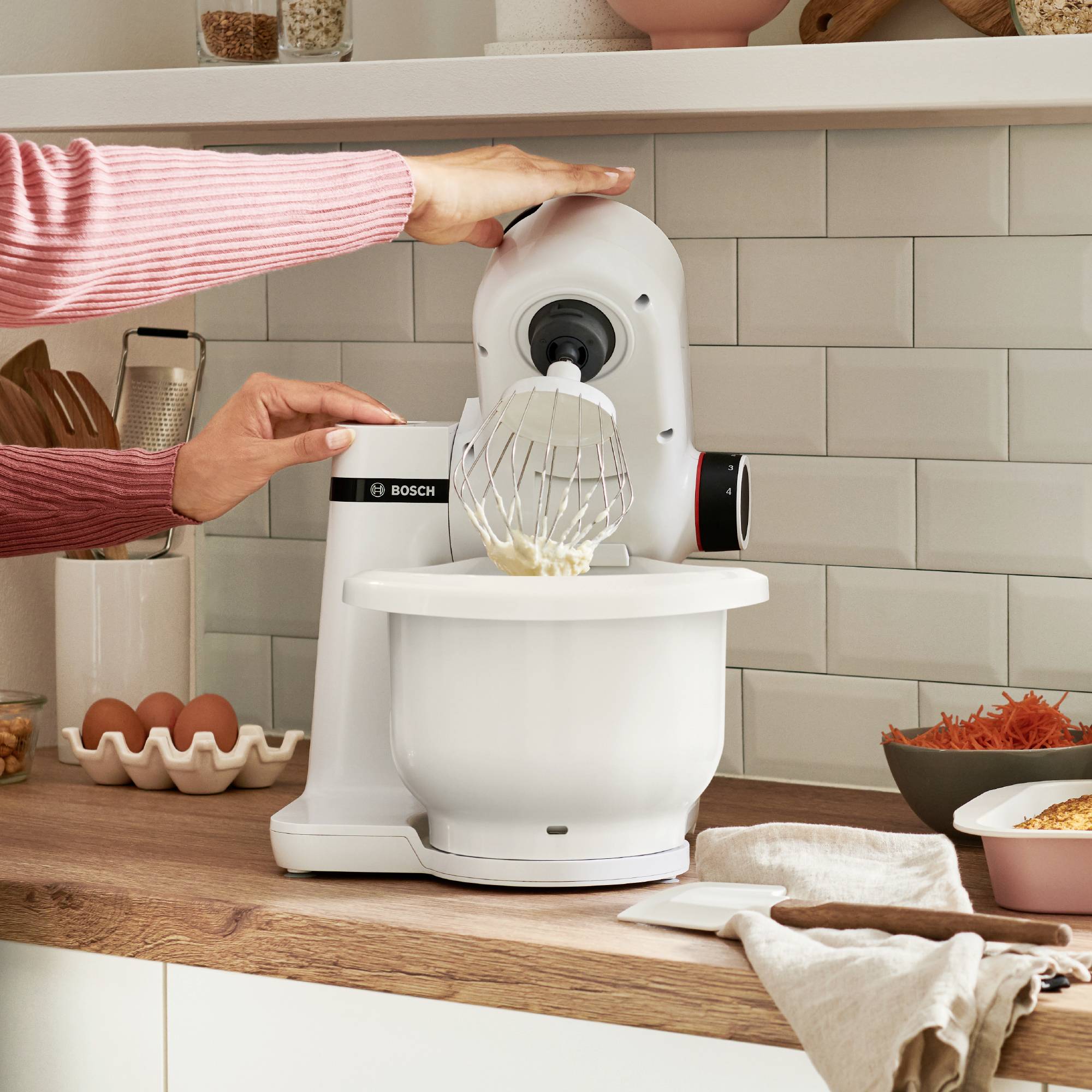 Bosch MUM Serie 2, 700 Watt Küchenmaschine 700 W Weiß