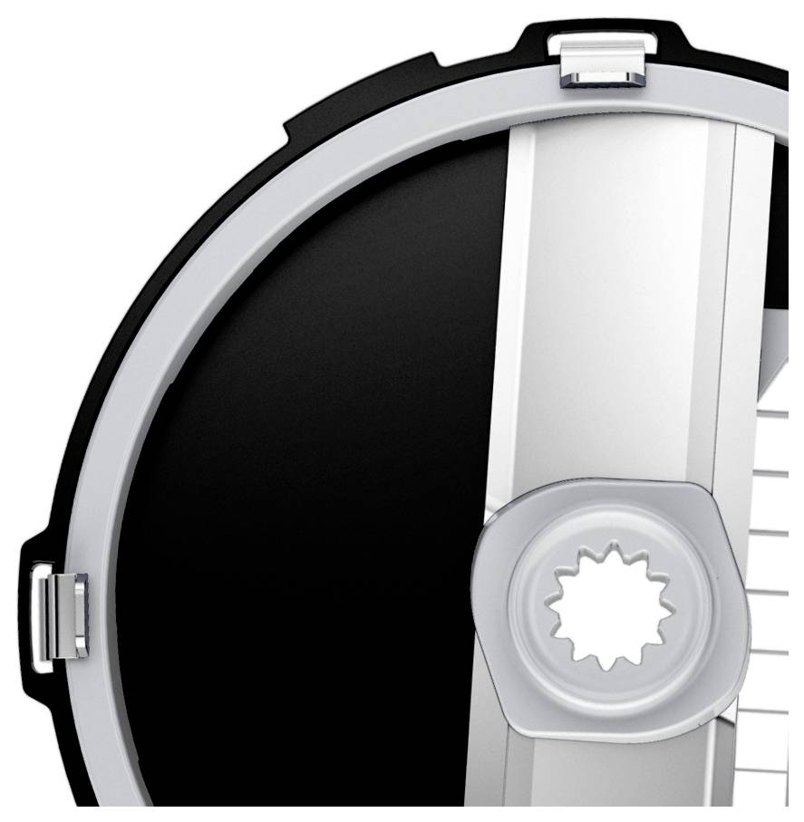 Bosch Würfelschneider für Küchenmaschine Serie 6 und 8 Würfelschneider Schwarz, Grau