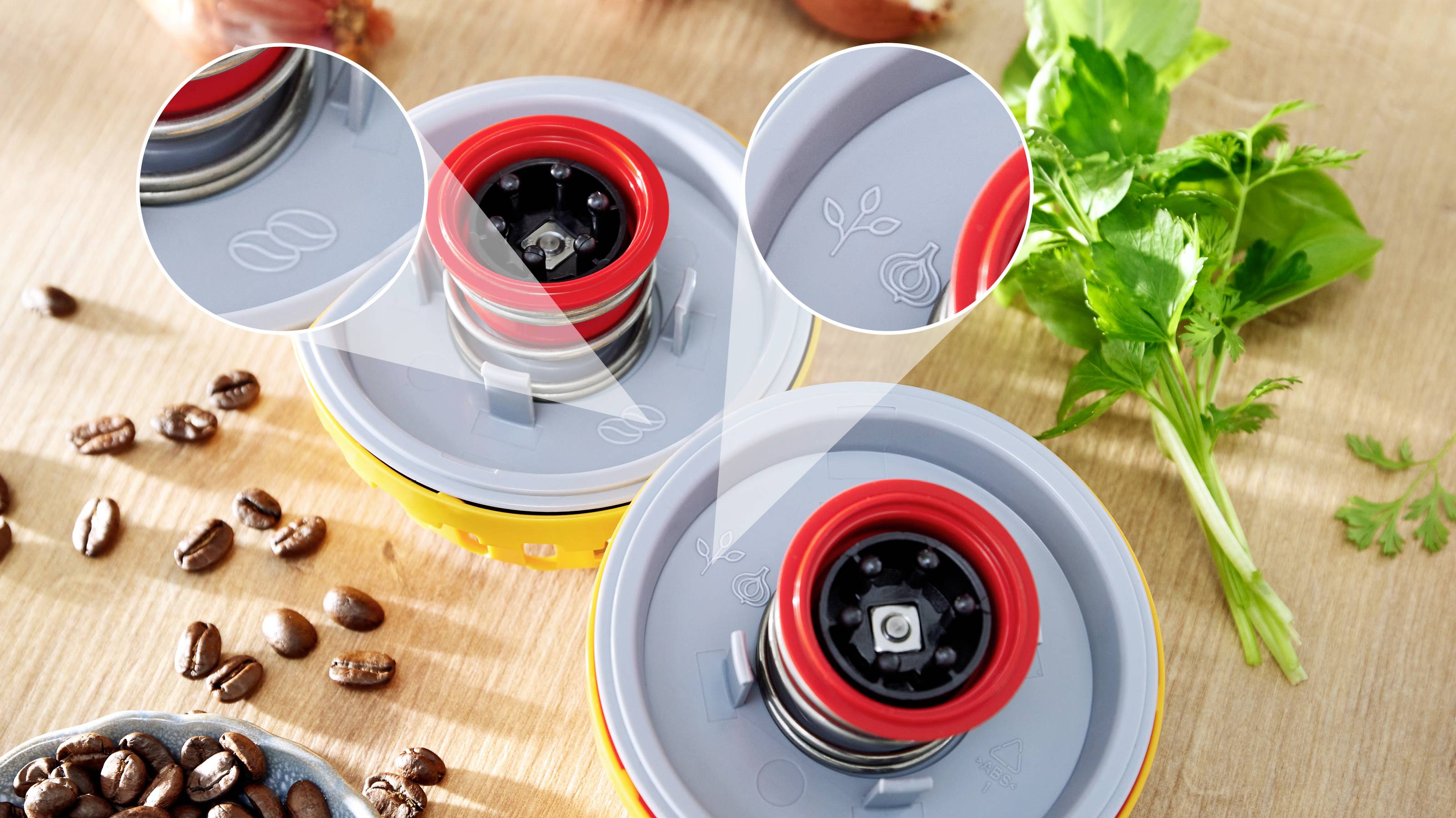 Bosch 3 in 1 Mühle Zerkleinerer für Küchenmaschine Serie 6 und 8 Zerkleinerer Schwarz