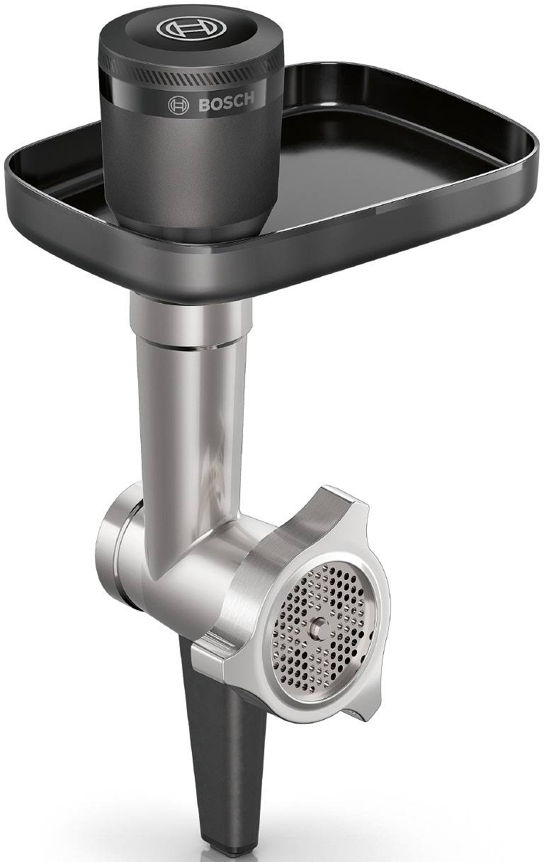 Bosch Hunting Adventure Set Fleischwolf+Zubehör für Küchenmaschine Serie 6 MUZS6HA Fleischwolf Schwarz, Edelstahl