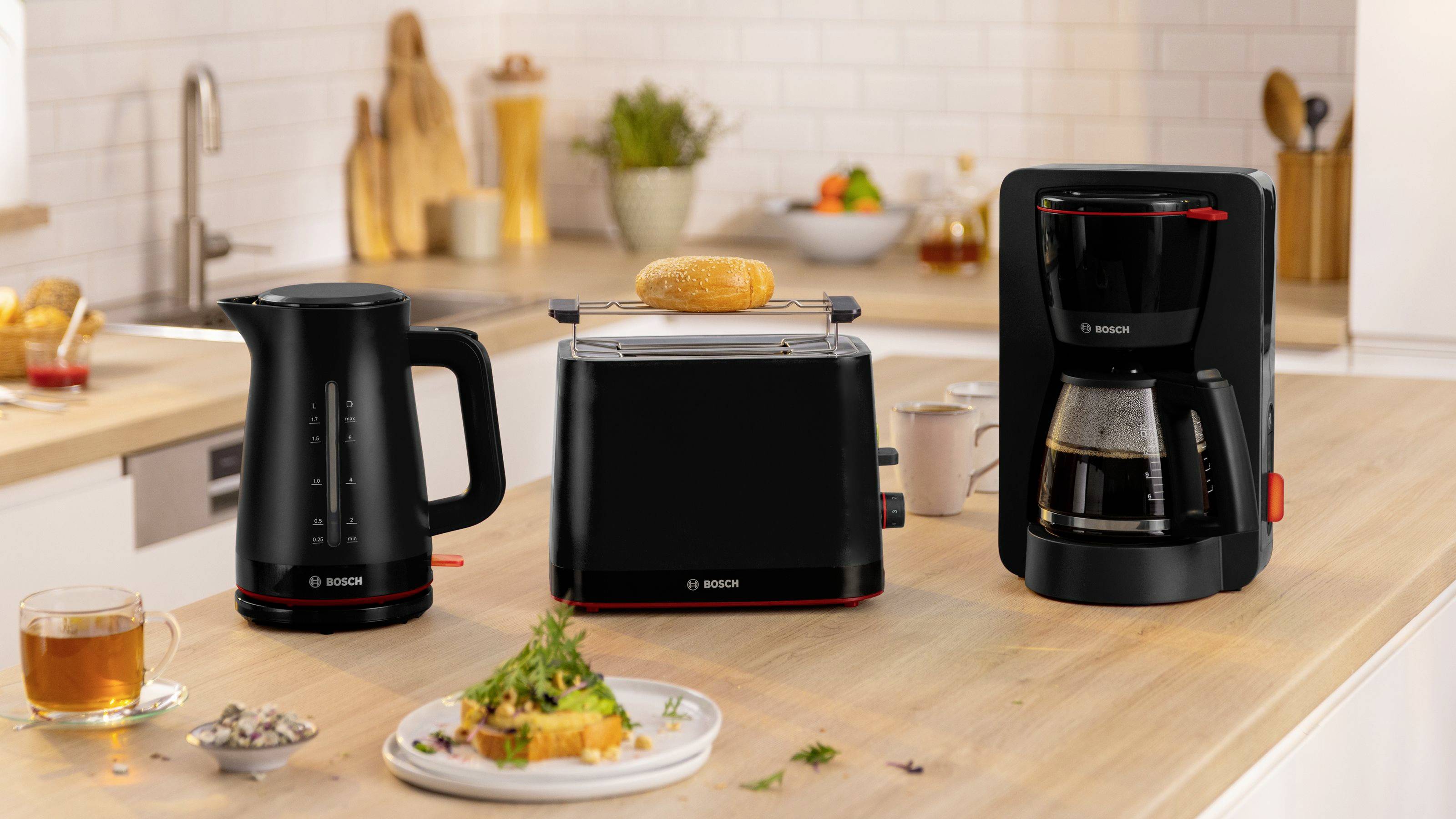 Bosch Kompakt Toaster MyMoment, schwarz Toaster Schwarz