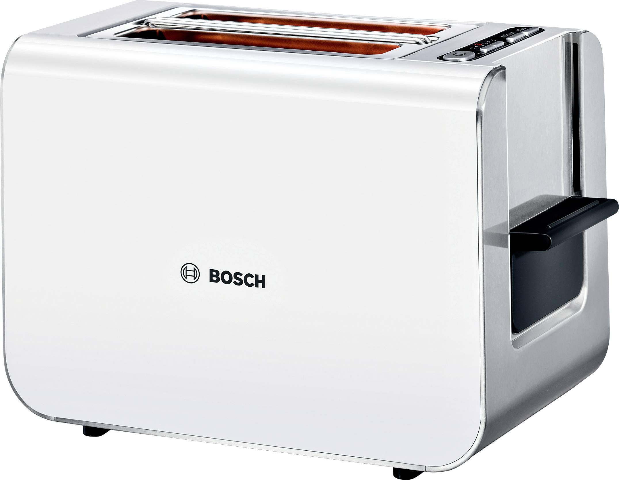 Bosch Kompakt Styline, weiß Toaster Weiß