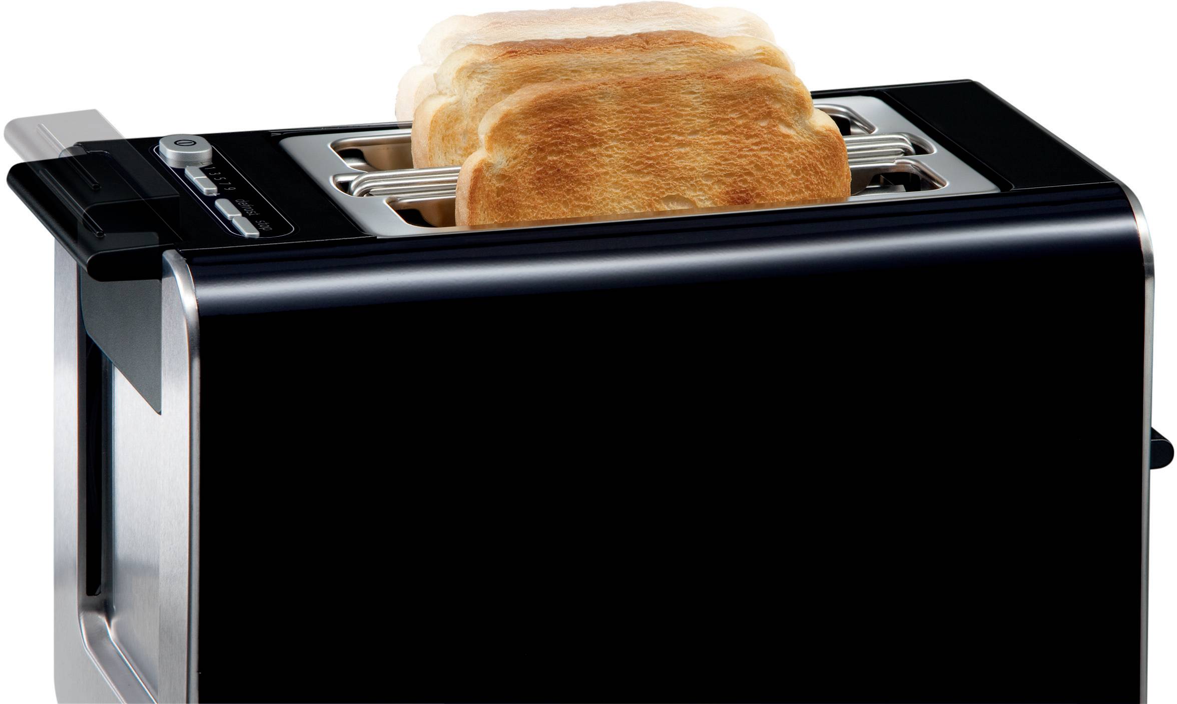 Bosch Kompakt Styline, schwarz Toaster Schwarz
