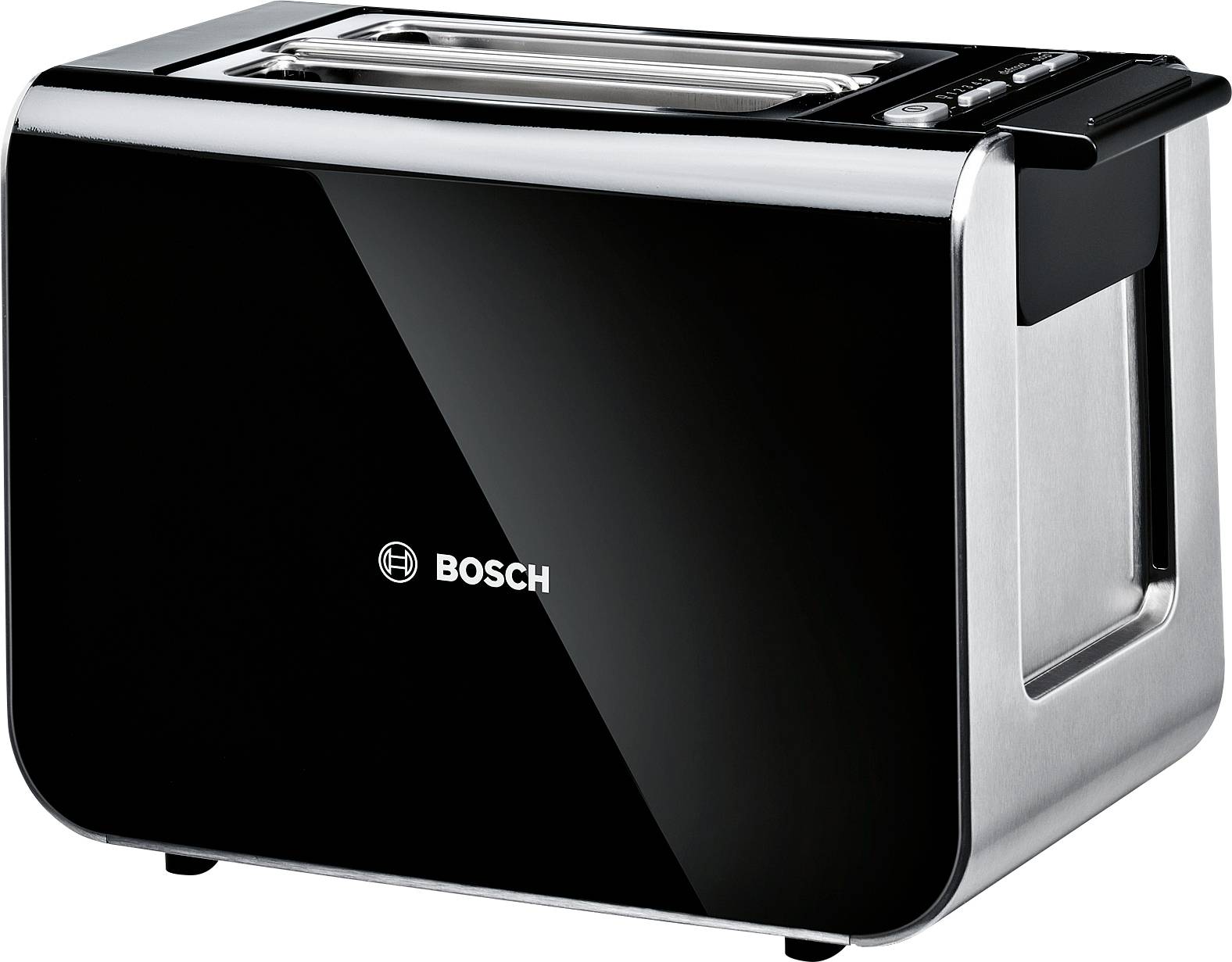 Bosch Kompakt Styline, schwarz Toaster Schwarz