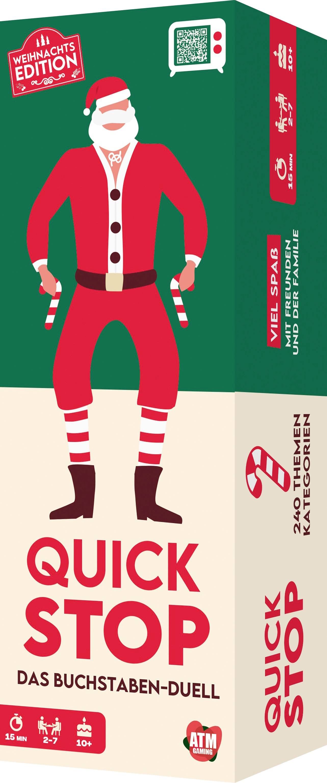 Quickstop - Das Buchstaben-Duell - Weihnachtsedition QCKSTP-CHRSTMS Anzahl Spieler (max.): 7