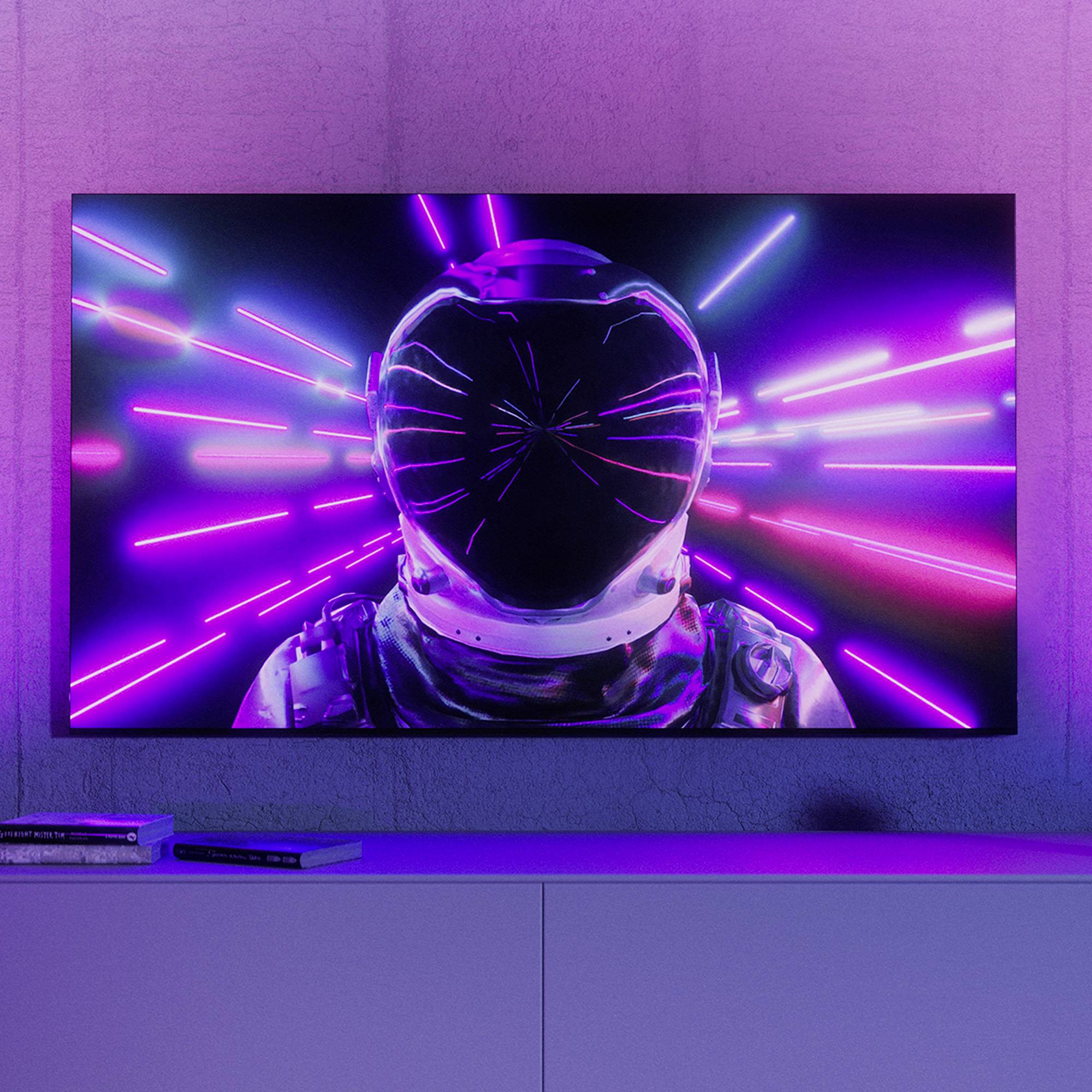 Philips Hue Tischleuchte 8720169339651 Play Wallwasher, weiß LED 20W