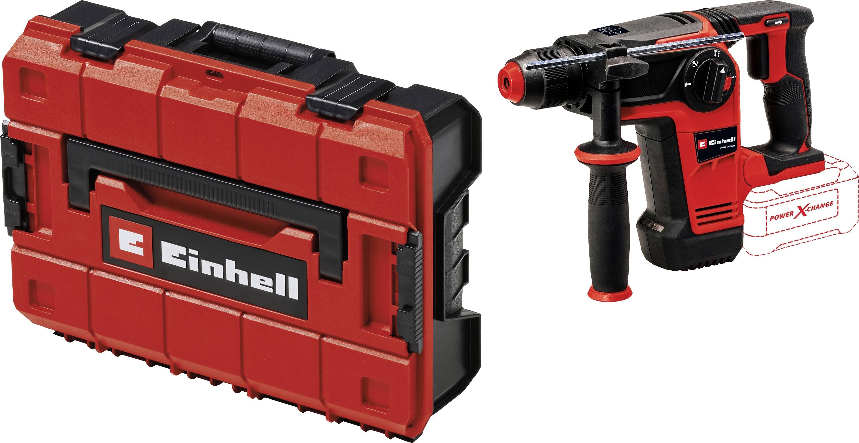 Einhell SDS-Plus-Akku-Bohrhammer 18V Li-Ion ohne Akku, ohne Ladegerät, inkl. E-Case