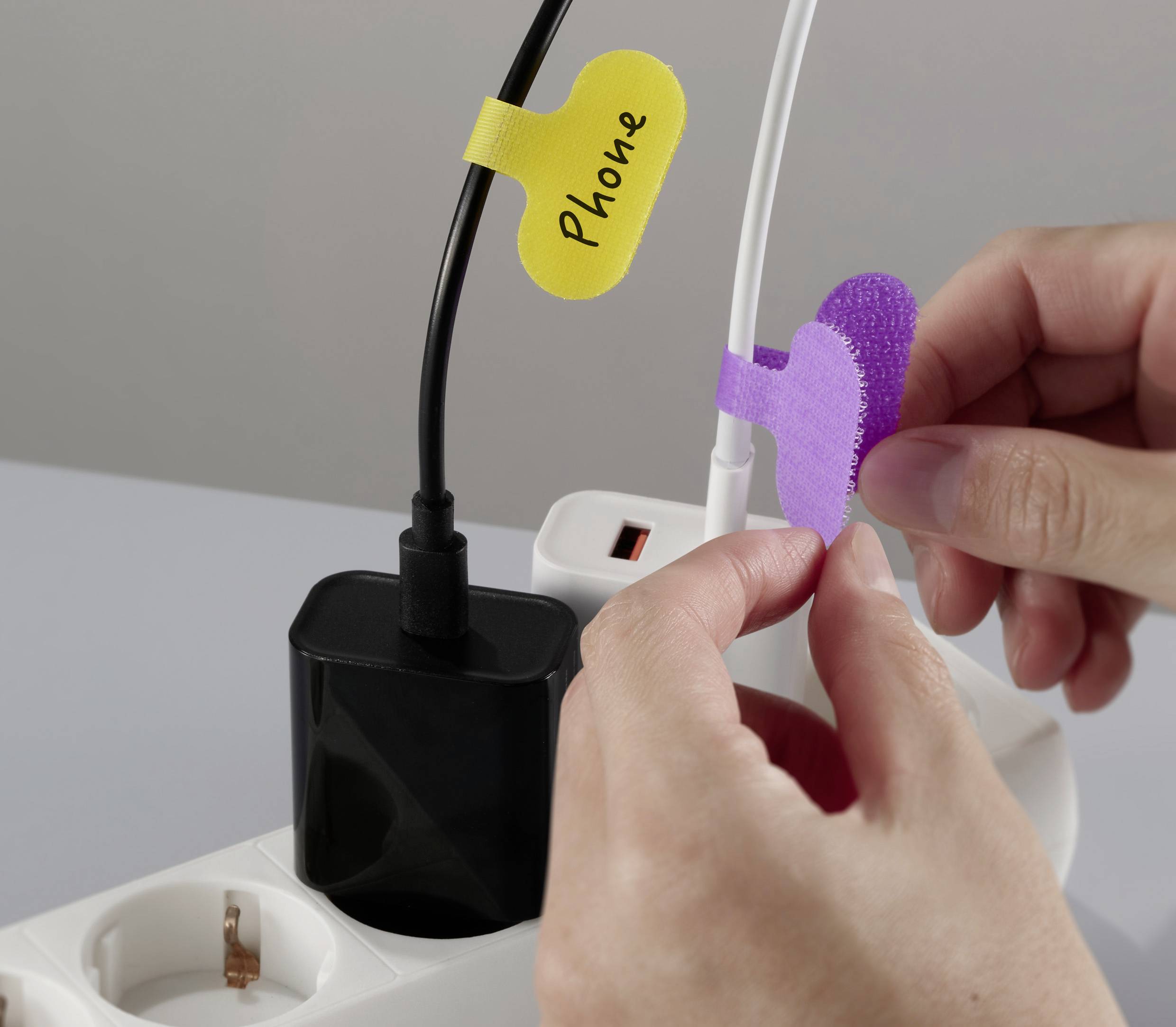 SpeaKa Professional SP-13756876 Kabelmarkierer Beschriftungsfläche: 38 x 20mm Weiß, Rot, Orange, Gelb, Grün, Himmelblau, Blau