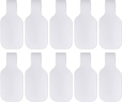 SpeaKa Professional SP-13756880 Kabelmarkierer Beschriftungsfläche: 20 x 38 mm Weiß 10 St.