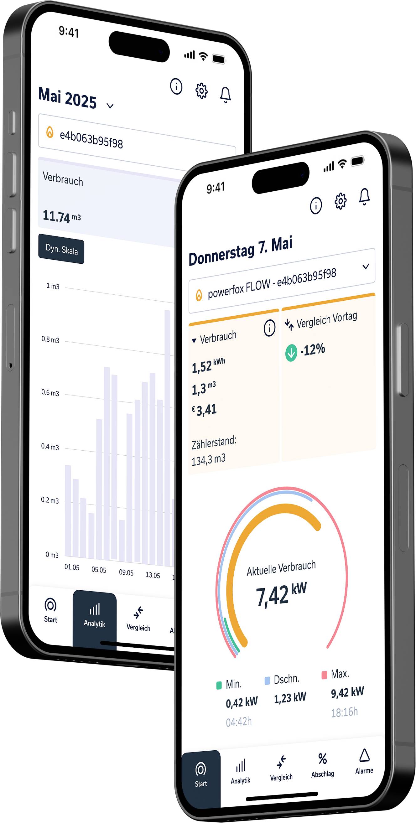 Powerfox FLOW Energiekosten-Messgerät Alarmfunktion, Datenloggerfunktion, mit App-Steuerung