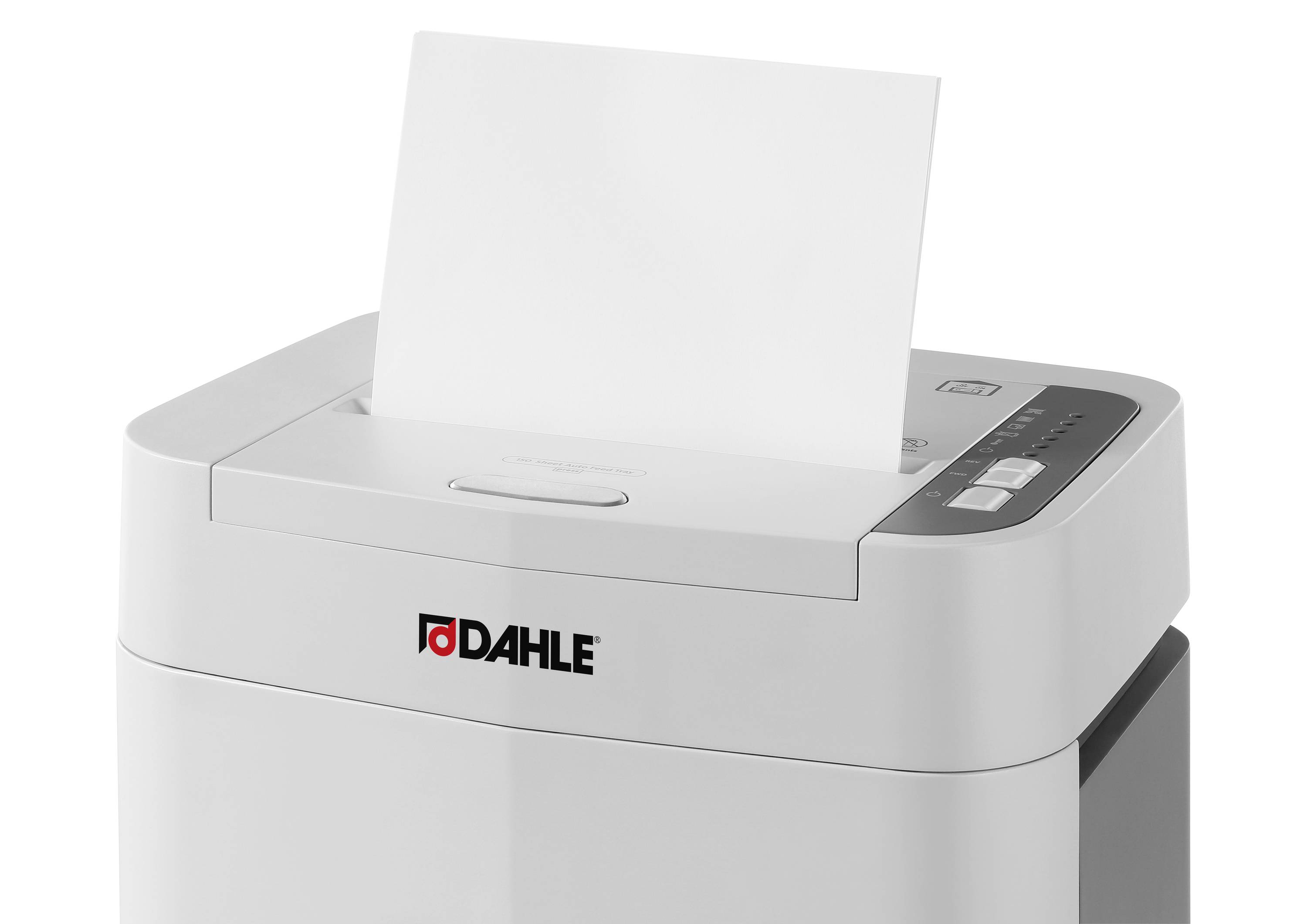 Dahle ShredMATIC 150 Aktenvernichter 150 Blatt Partikelschnitt 4 x 12 mm P-4 24 l Vernichtet auch Büroklammern, Heftklammern, Kreditkarte