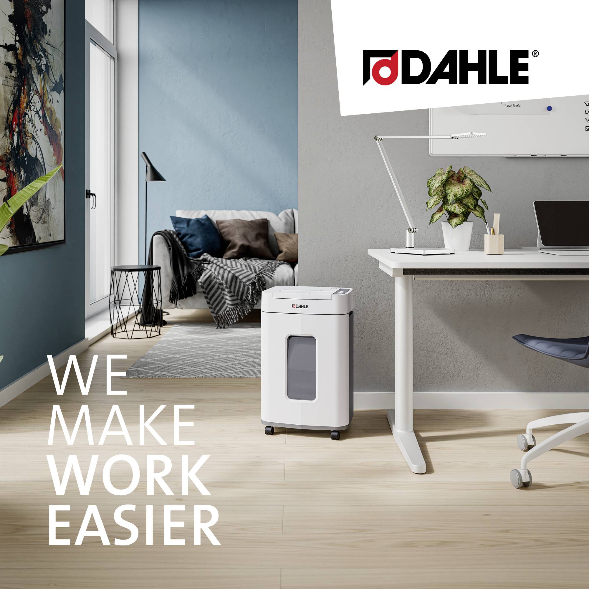 Dahle ShredMATIC 150 Aktenvernichter Partikelschnitt 4 x 12mm P-4 24l Vernichtet auch Büroklammern, Heftklammern, Kreditkarte
