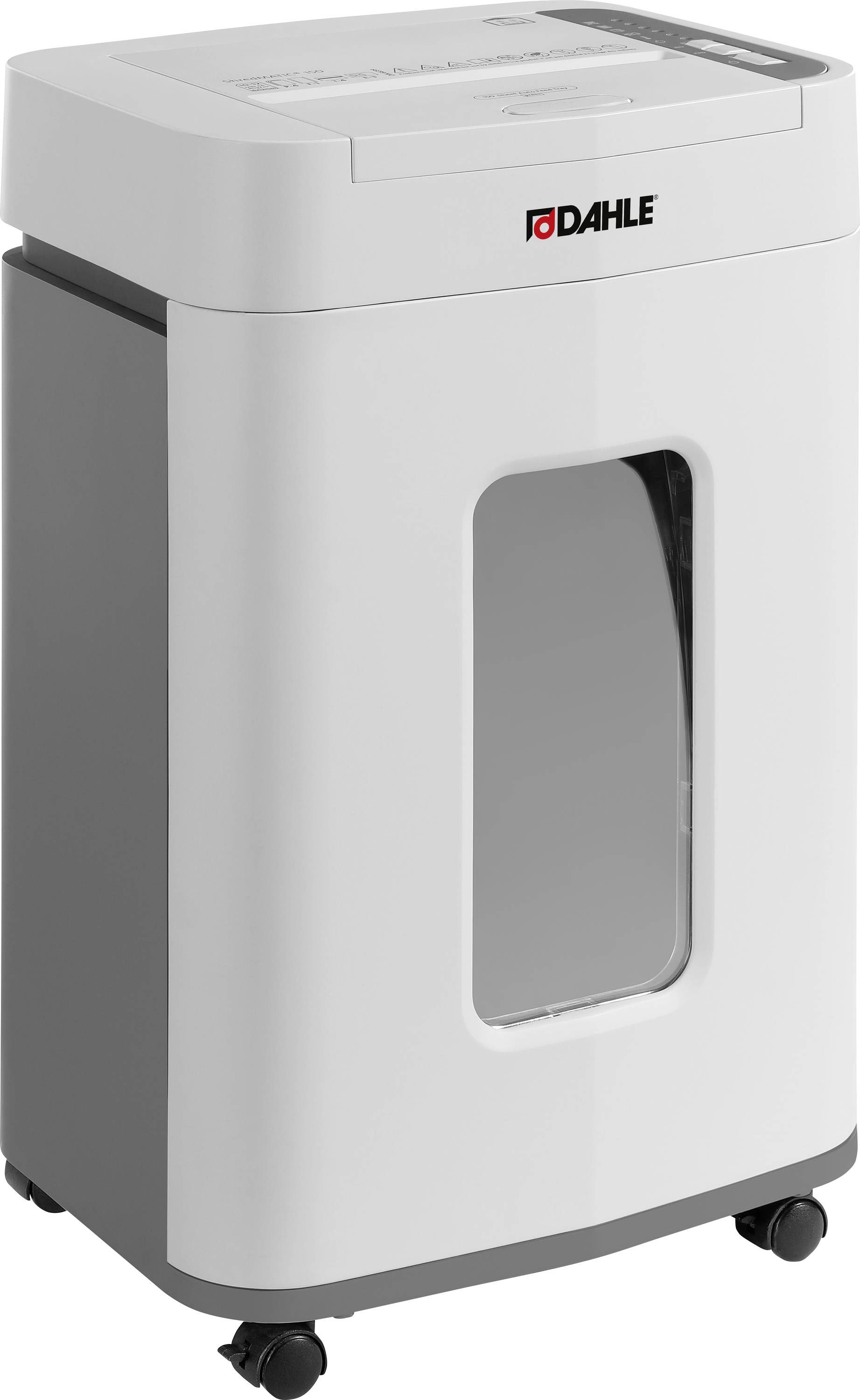 Dahle ShredMATIC 150 Aktenvernichter Partikelschnitt 4 x 12 mm P-4 24 l Vernichtet auch Büroklammer