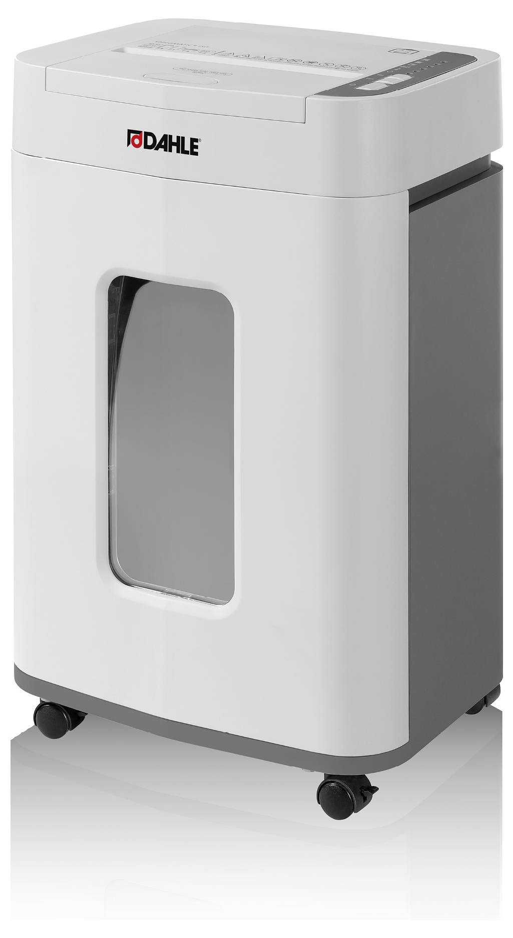 Dahle ShredMATIC 150 Aktenvernichter 150 Blatt Partikelschnitt 4 x 12 mm P-4 24 l Vernichtet auch Büroklammern, Heftklammern, Kreditkarte