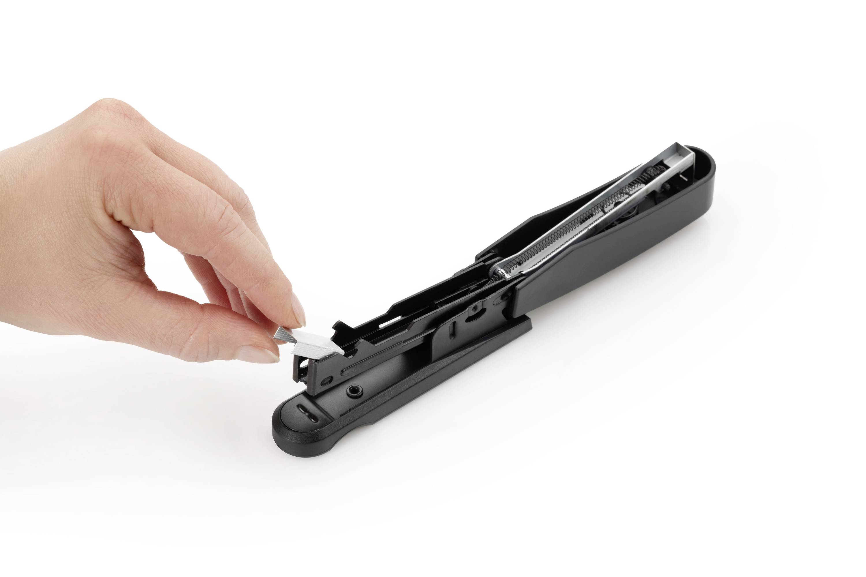 Novus Office B10 PRO re+new schwarz 020-1957 Heftgerät Schwarz Heftleistung: 10 Bl. (80 g/m²)