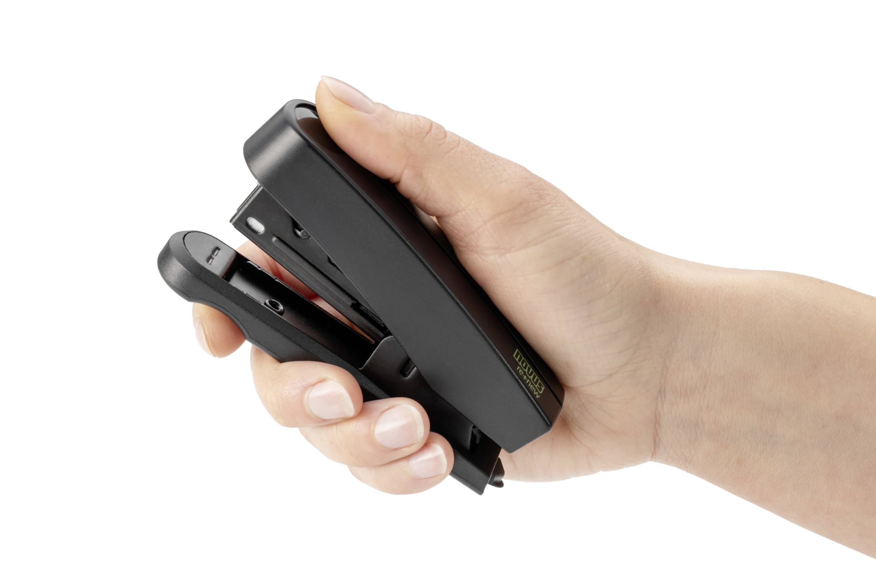 Novus Office B10 PRO re+new schwarz 020-1957 Heftgerät Schwarz Heftleistung: 10 Bl. (80 g/m²)