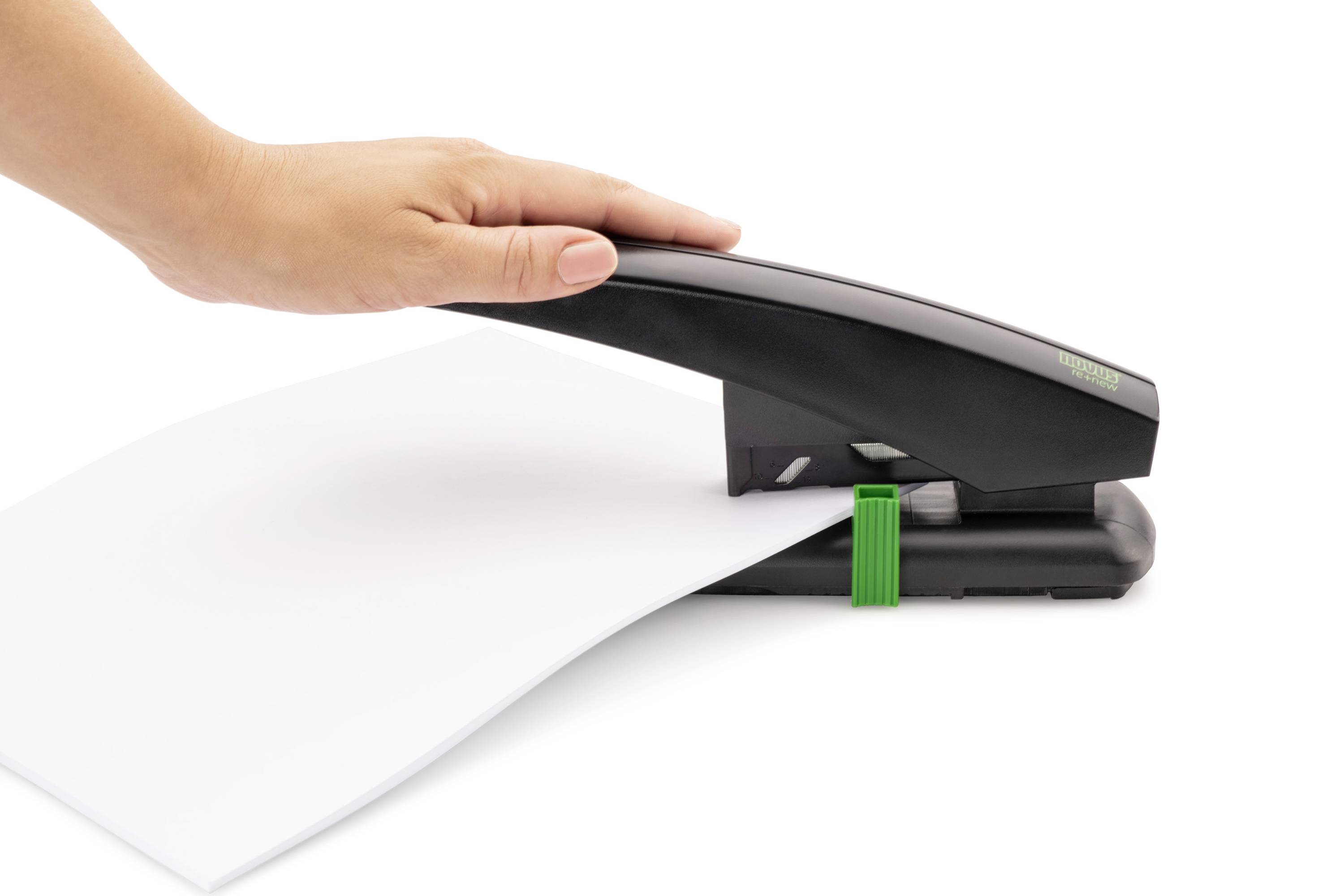 Novus Office Blockheftgerät B 40 re+new schwarz bis 100 Blatt 023-0067 Schwarz 1 St.