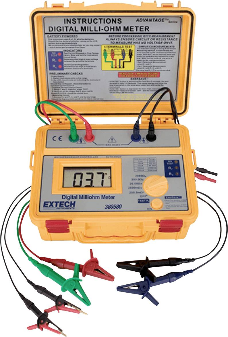 Extech 380580 Mikroohmmeter