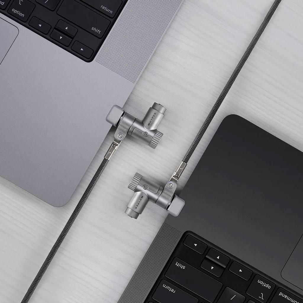 HYPER Laptop Schloss Schlüsselschloss 2m MacBook Pro Cable Lock