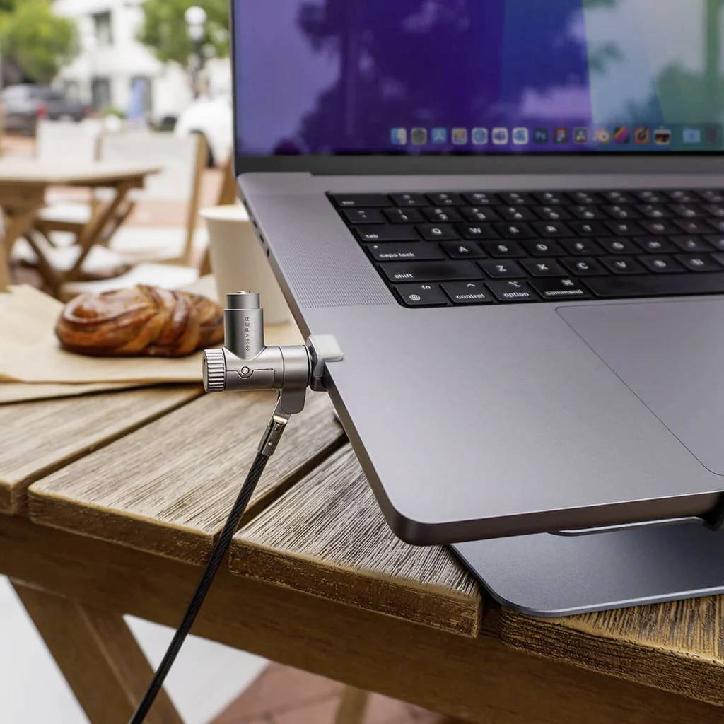 HYPER Laptop Schloss Schlüsselschloss 2m MacBook Pro Cable Lock