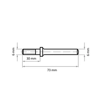 LUKAS-ERZETT A1630781 Werkzeugaufnahme ASB für Filzpolierscheiben M6 Schaft 6mm 5St. LUKAS-ERZETT A1630781 Werkzeugaufnahme ASB für Filzpolierscheiben M6 Schaft 6mm 5St.