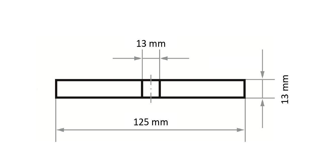 LUKAS-ERZETT A22901251201 Reinigungsvlies ASVS universal 125x13mm Bohrung 13mm 10St.