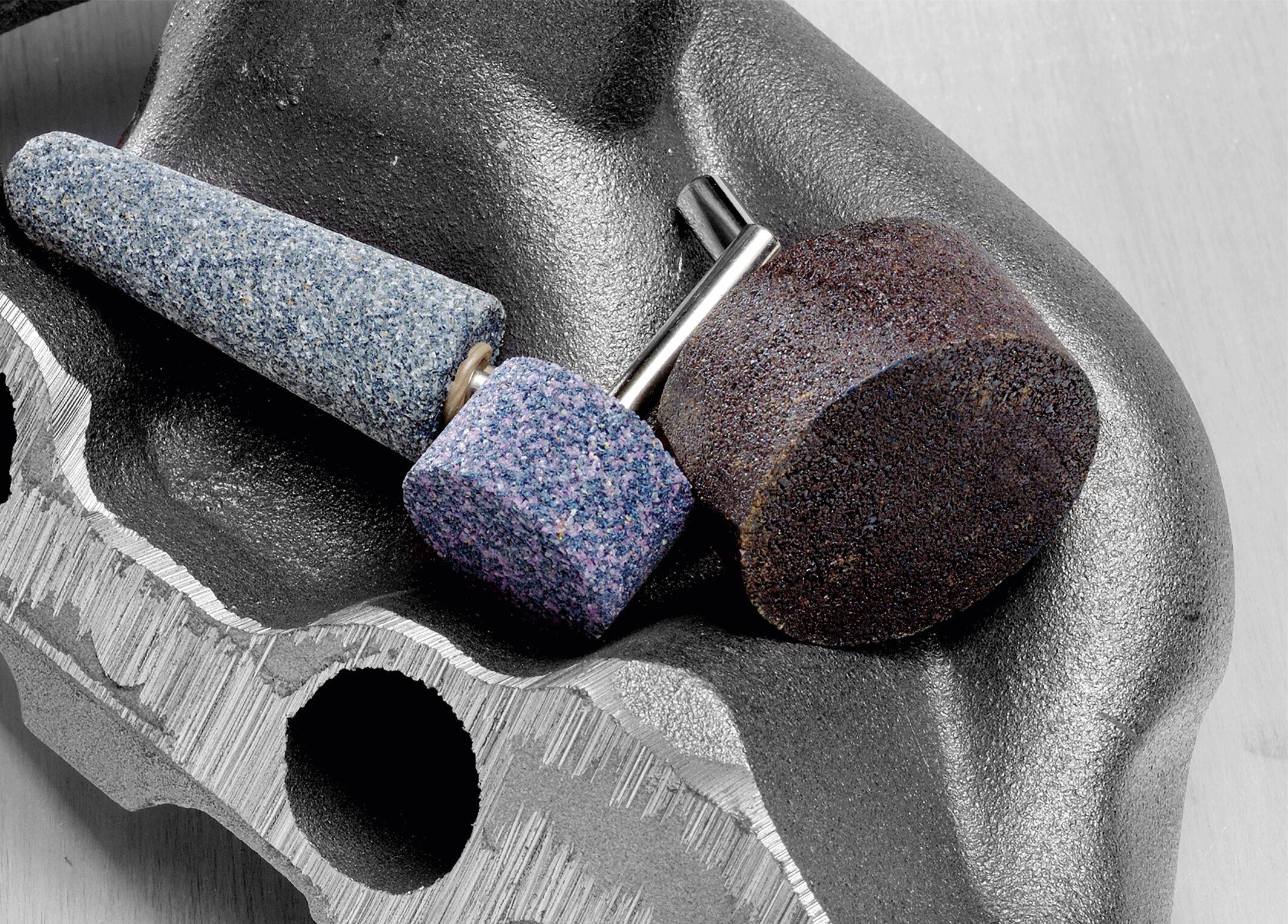 LUKAS-ERZETT A200002040627 Schleifstift ZY Zylinderform für Werkzeugstähle 20x40mm Schaft 6mm | Korn 24hart 20St.