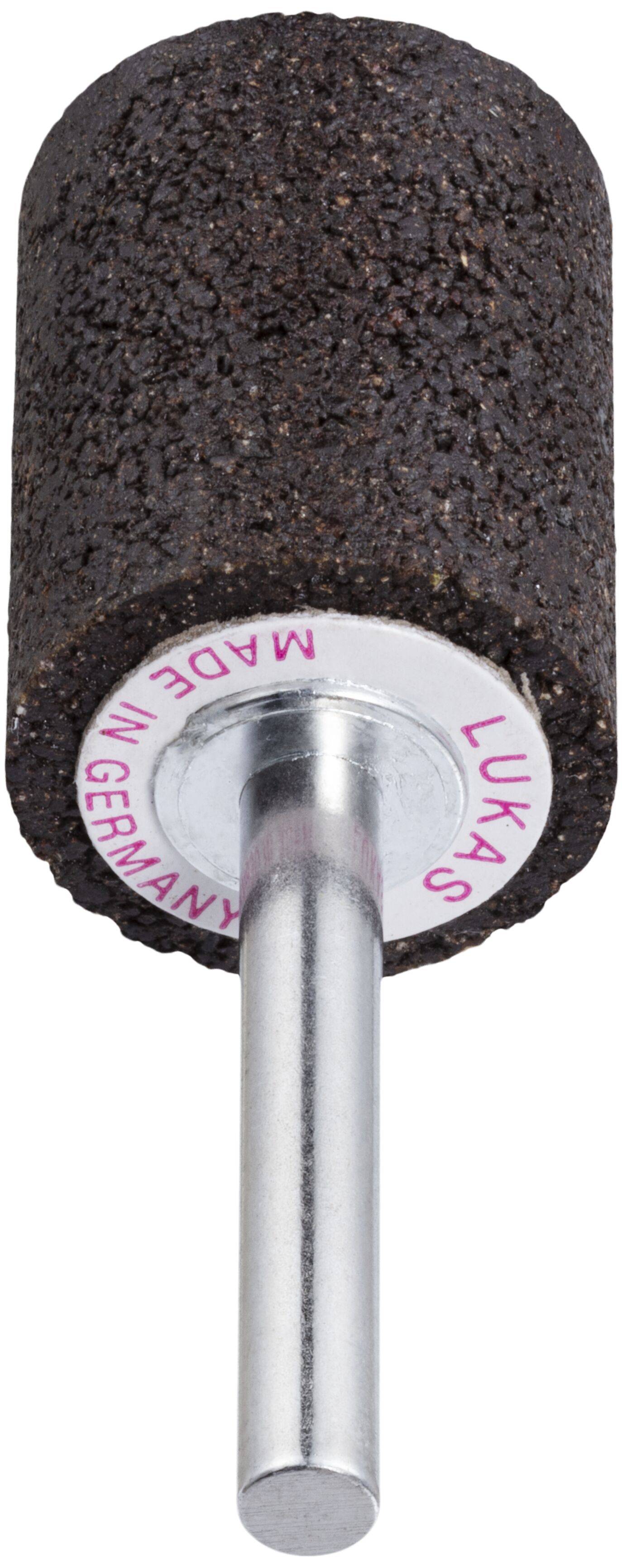 LUKAS-ERZETT A200002532627 Schleifstift ZY Zylinderform für Werkzeugstähle 25x32mm Schaft 6mm | Korn 24hart 20St.