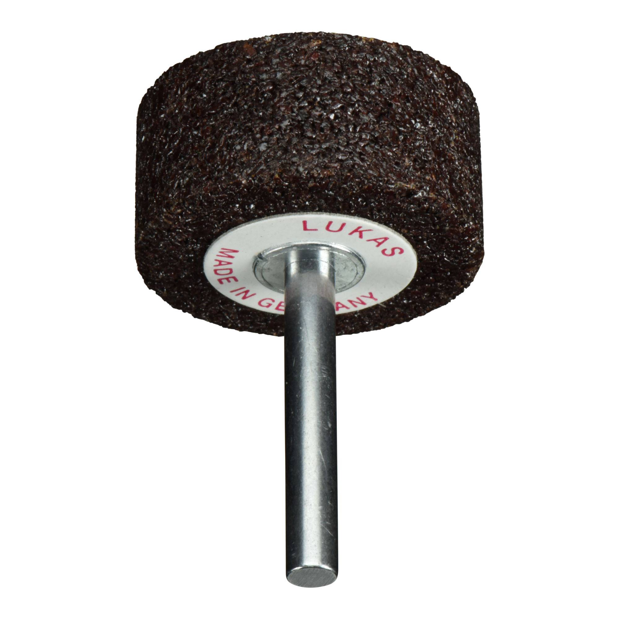 LUKAS-ERZETT A200004020627W Schleifstift ZY Zylinderform für Werkzeugstähle 40x20mm Schaft 6mm | Korn 24 weich 20St.