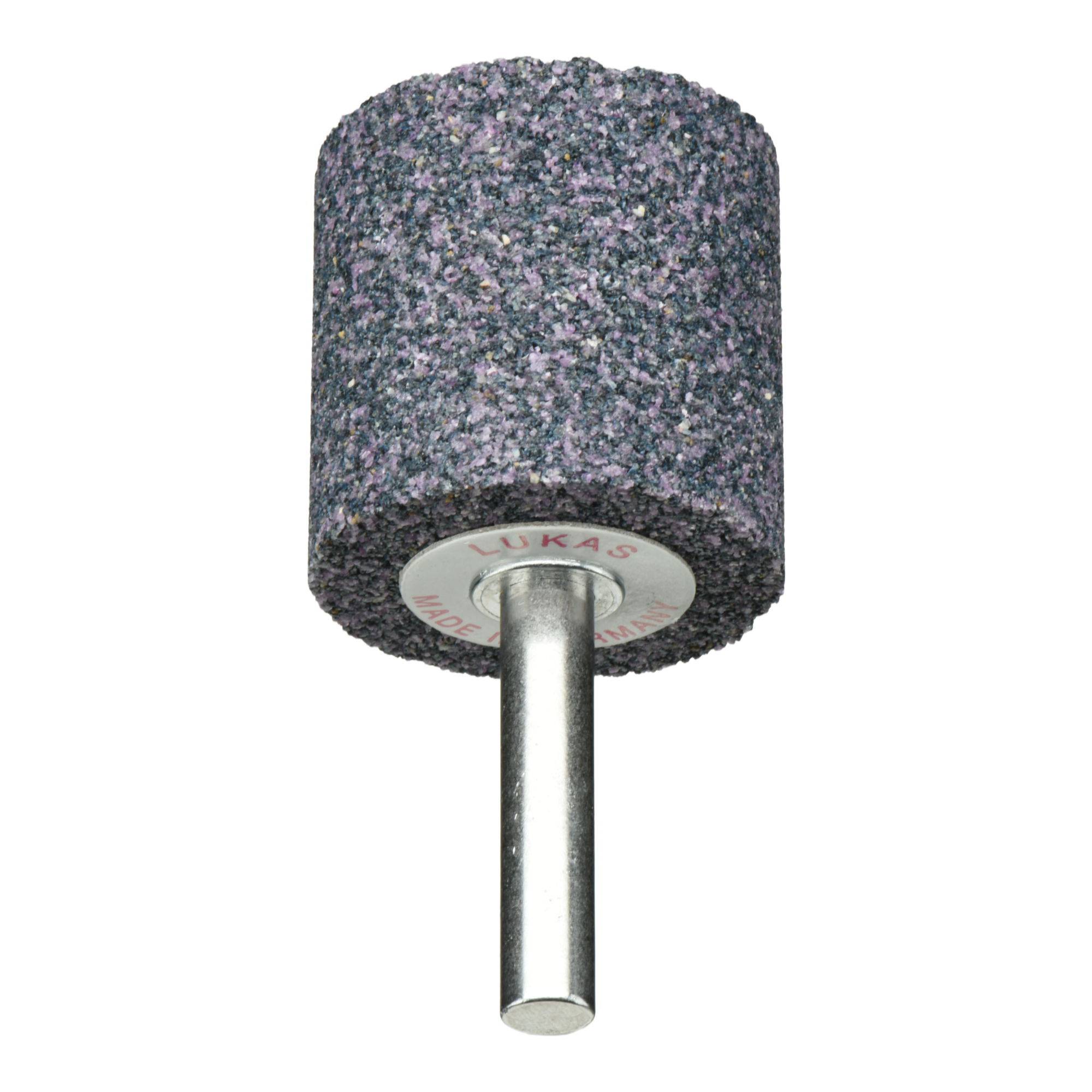 LUKAS-ERZETT A200004040816 Schleifstift ZY Zylinderform für Stahl/Stahlguss 40x40mm Schaft 8mm | Korn 36 20St.