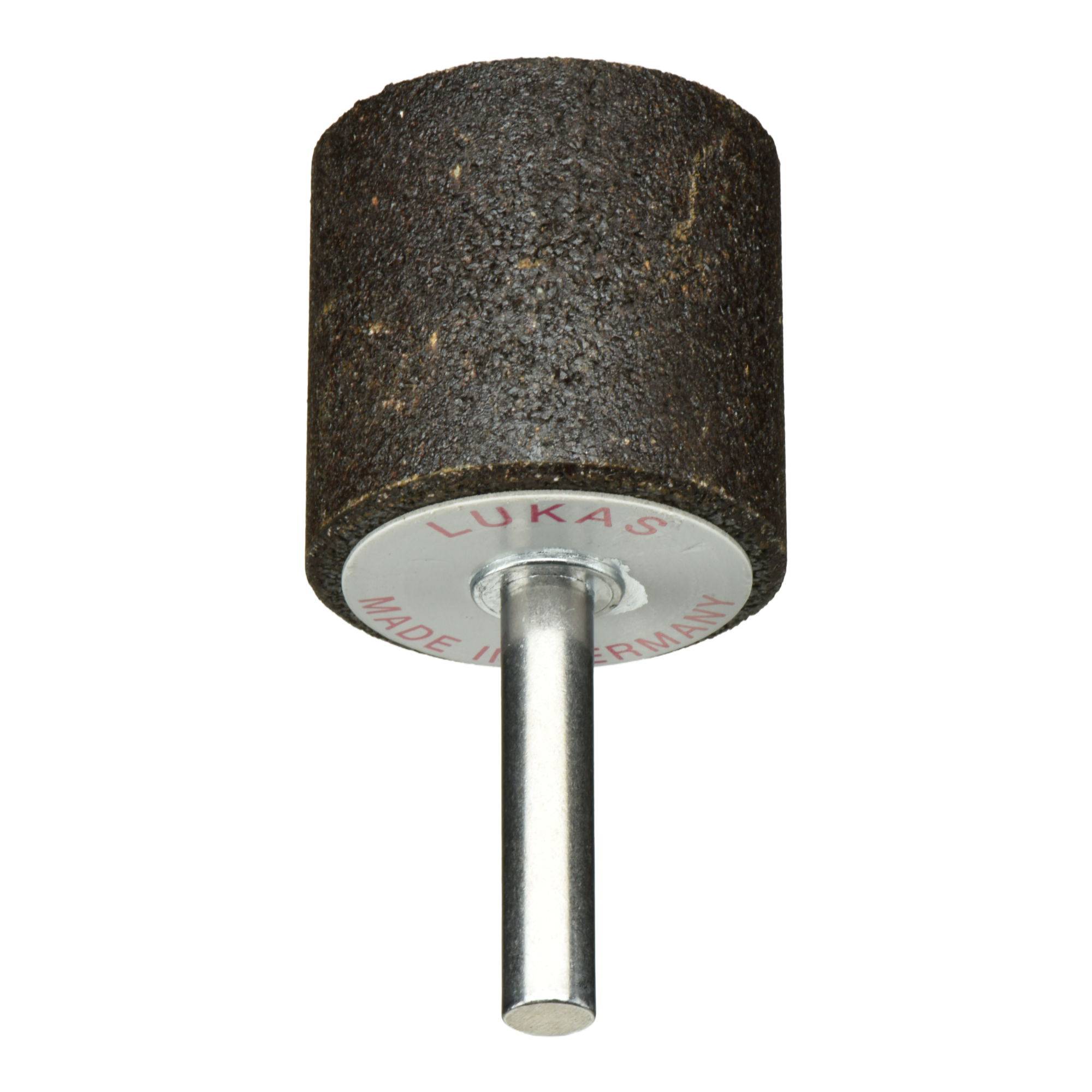 LUKAS-ERZETT A200004040827 Schleifstift ZY Zylinderform für Werkzeugstähle 40x40mm Schaft 8mm | Korn 24hart 20St.