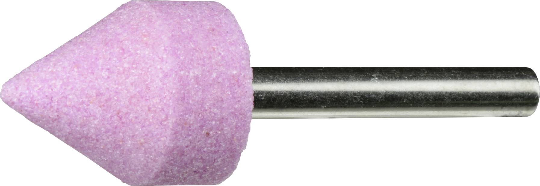 LUKAS-ERZETT A200402025602 Schleifstift WKS Walzenkegelform für Stahl/Stahlguss 20x25mm Schaft 6mm | Edelkorund Korn 60 20St.