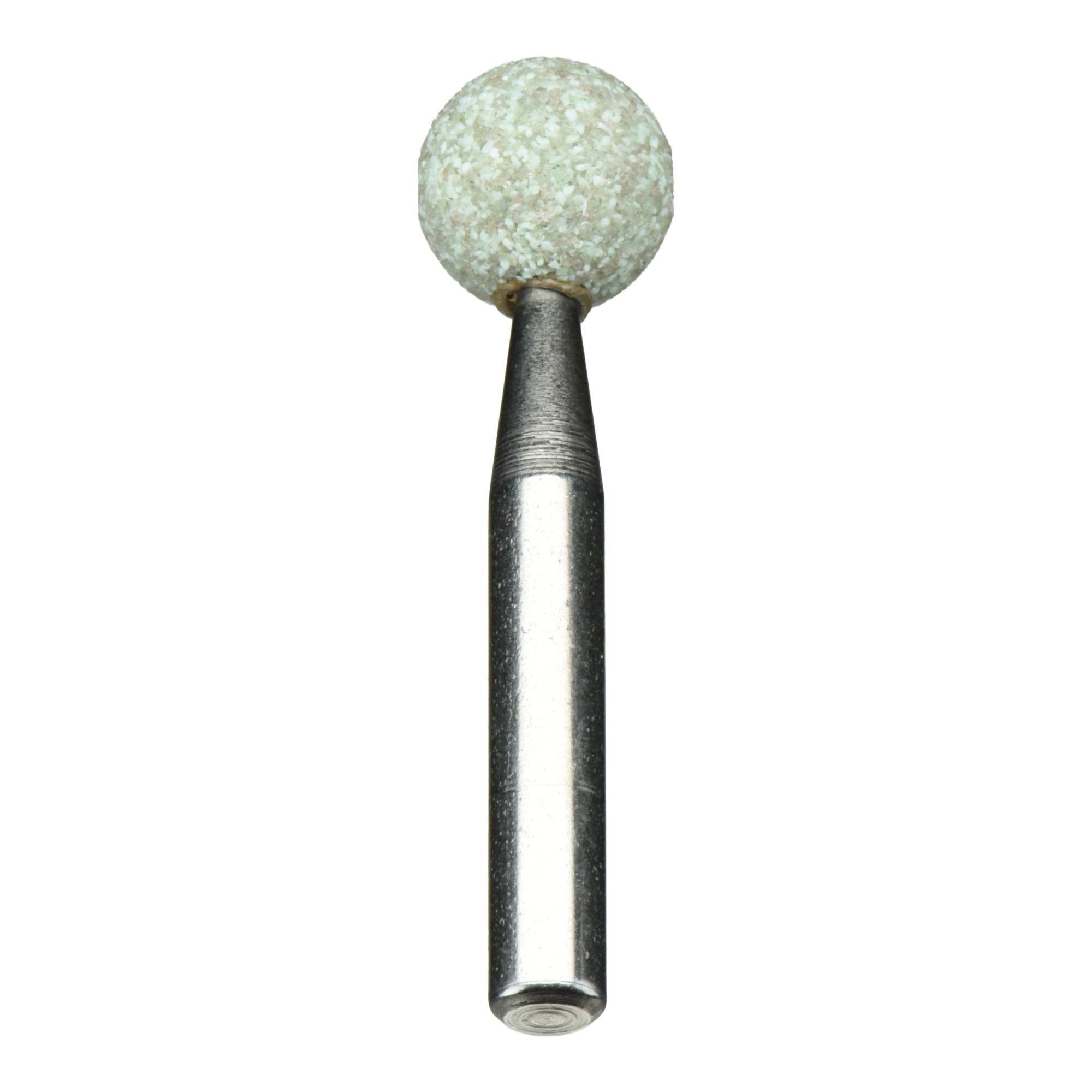 LUKAS-ERZETT A201101313677 Schleifstift KU Kugelform für Edelstahl 13x13mm Schaft 6mm | Korn 46 20St.