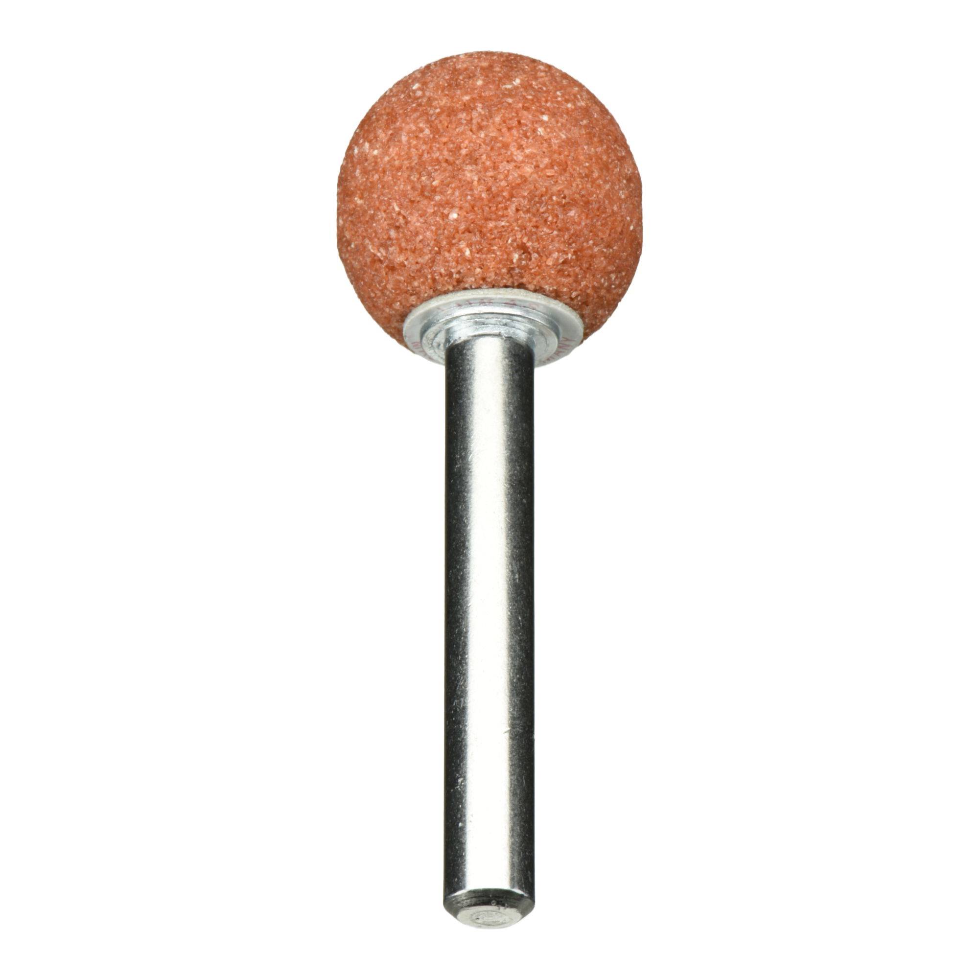 LUKAS-ERZETT A201102020612 Schleifstift KU Kugelform für Stahl/Stahlguss 20x20mm Schaft 6mm | Korn 46 20St.