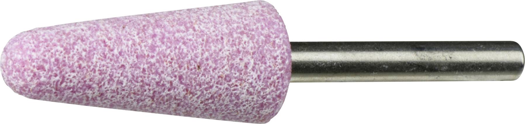 LUKAS-ERZETT A201501640602 Schleifstift KE Rundkegelform für Stahl/Stahlguss 16x40mm Schaft 6mm | Edelkorund Korn 46 20St.