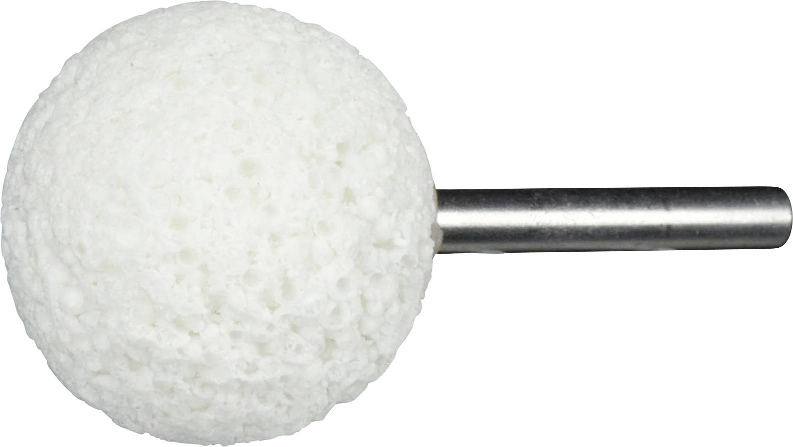 LUKAS-ERZETT A201903838626 Schleifstift KU Kugelform für Kunststoff/Holz/Gummi 38x38mm Schaft 6mm | Korn 0-3 20St.