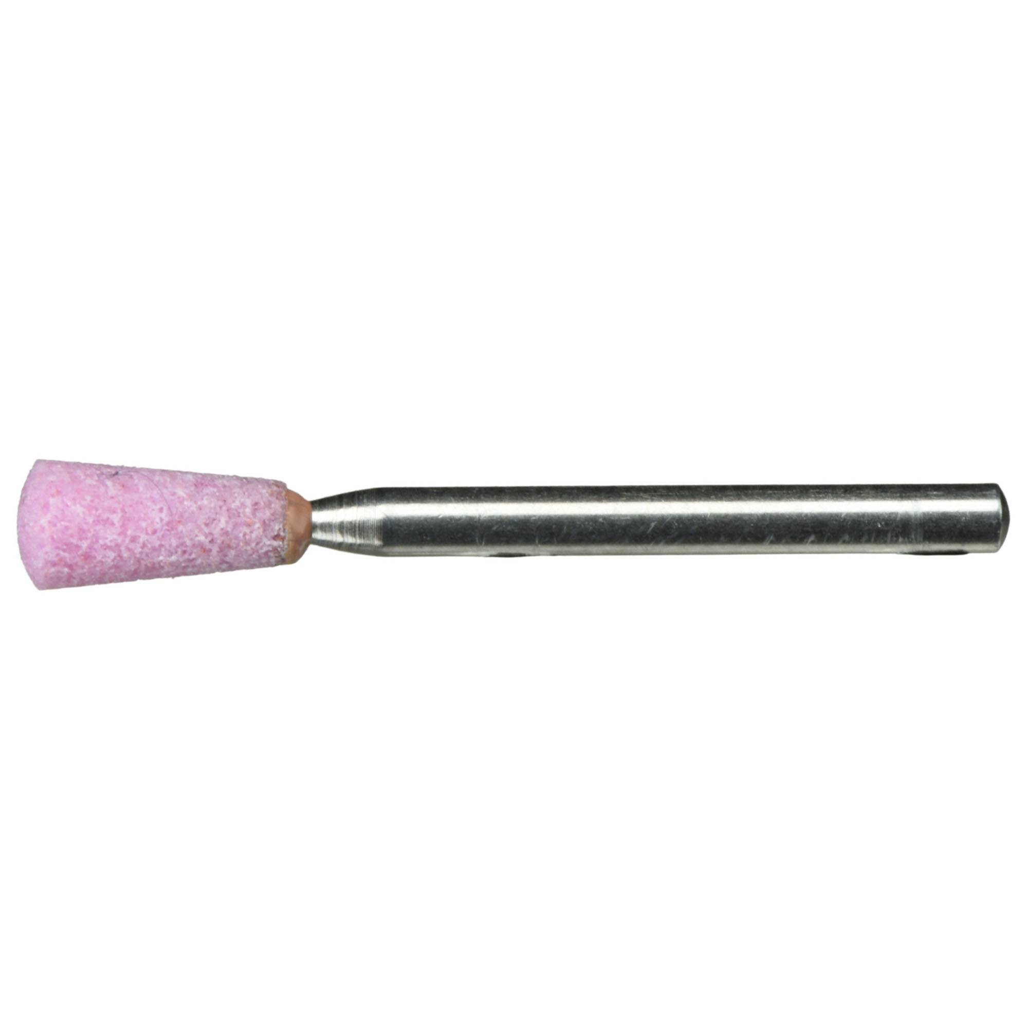 LUKAS-ERZETT A202900028302 Schleifstift D28 Sonderform für Stahl/Stahlguss 3,5/5,5x11mm Schaft 3mm | Edelkorund Korn 80 20St.