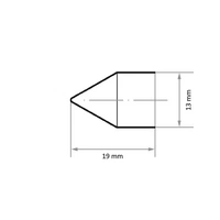 LUKAS-ERZETT A21120133150 Schleifkappe SKWK Walzenkegelform universal 13x19mm Ceramic Korn 150 Durchmesser 13mm 100St. LUKAS-ERZETT A21120133150 Schleifkappe SKWK Walzenkegelform universal 13x19mm Ceramic Korn 150 Durchmesser 13mm 100St.
