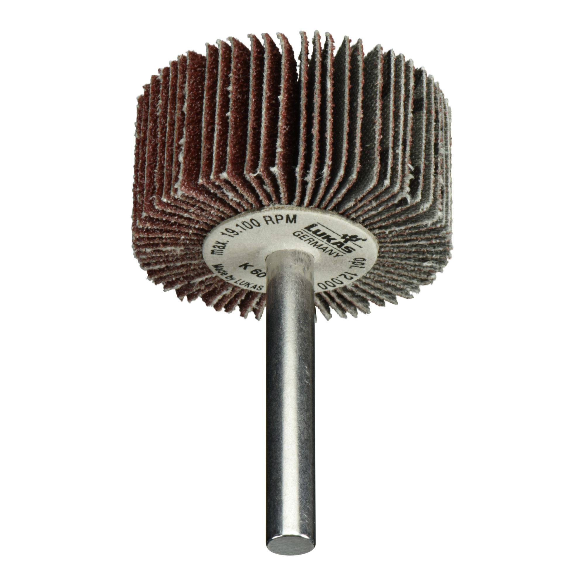 LUKAS-ERZETT A2200040206060 Fächerschleifer SFL universal 40x20mm Schaft 6mm Korund Korn 60 10St.