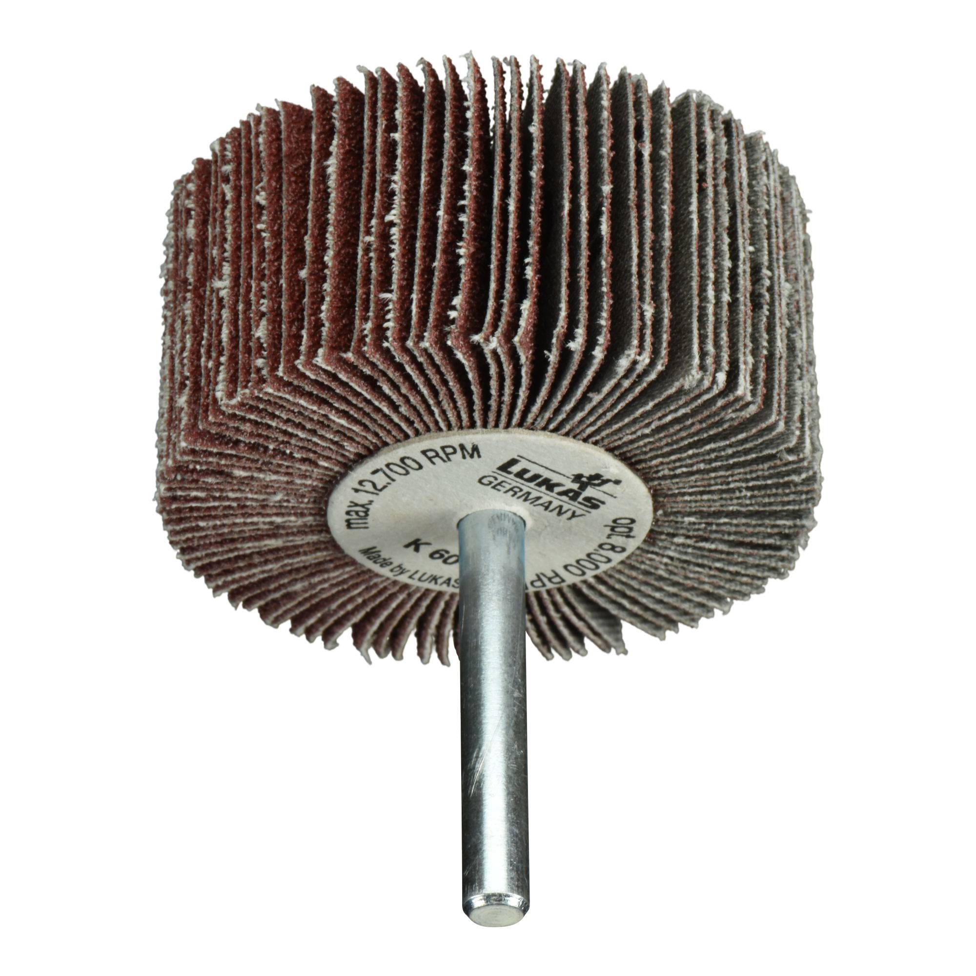 LUKAS-ERZETT A2200060306060 Fächerschleifer SFL universal 60x30mm Schaft 6mm Korund Korn 60 10St.