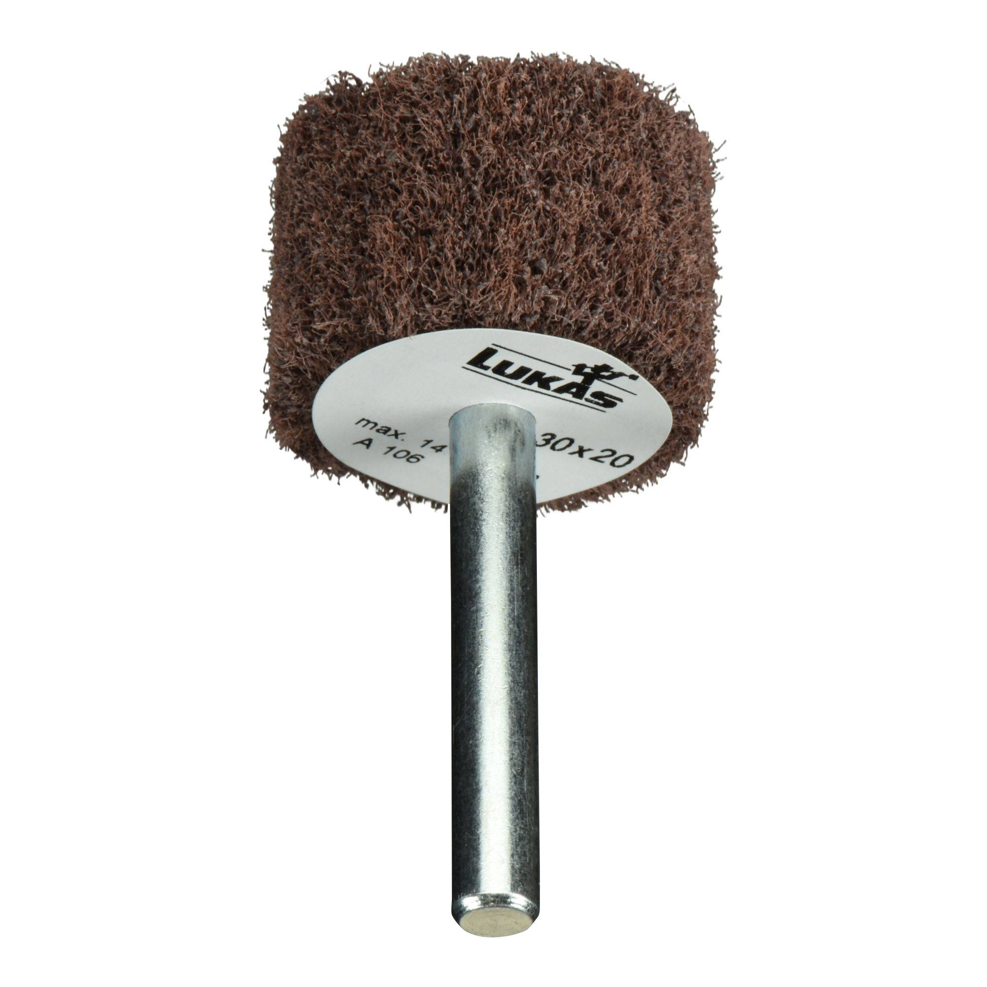 LUKAS-ERZETT A2203030206106 Fächerschleifer SFV universal 30x20mm Schaft 6mm Korund Korn 180 10St.