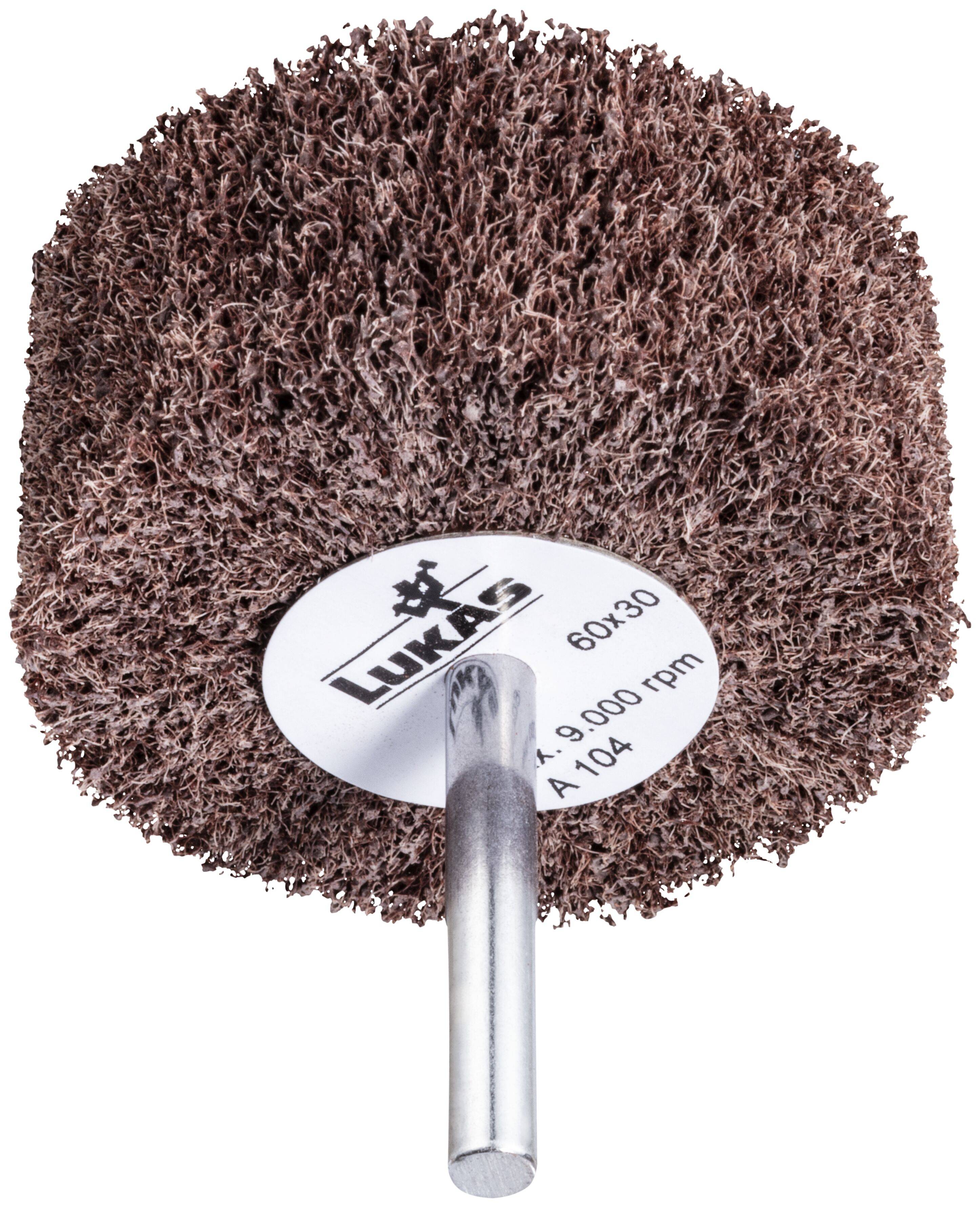 LUKAS-ERZETT A2203060306104 Fächerschleifer SFV universal 60x30mm Schaft 6mm Korund Korn 100 10St.